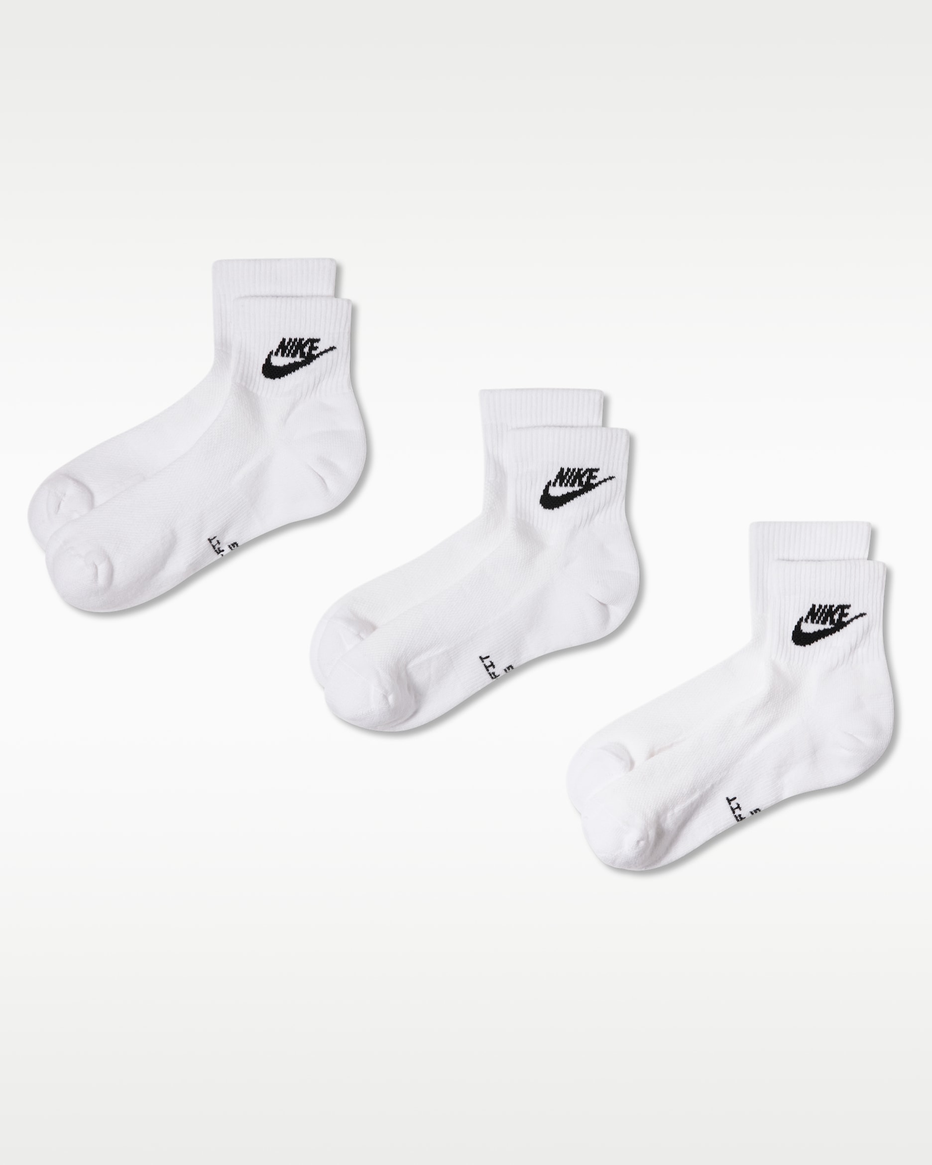 Nike Everyday Elevated Ankle Socks (3 Pairs) - Multi-Colour