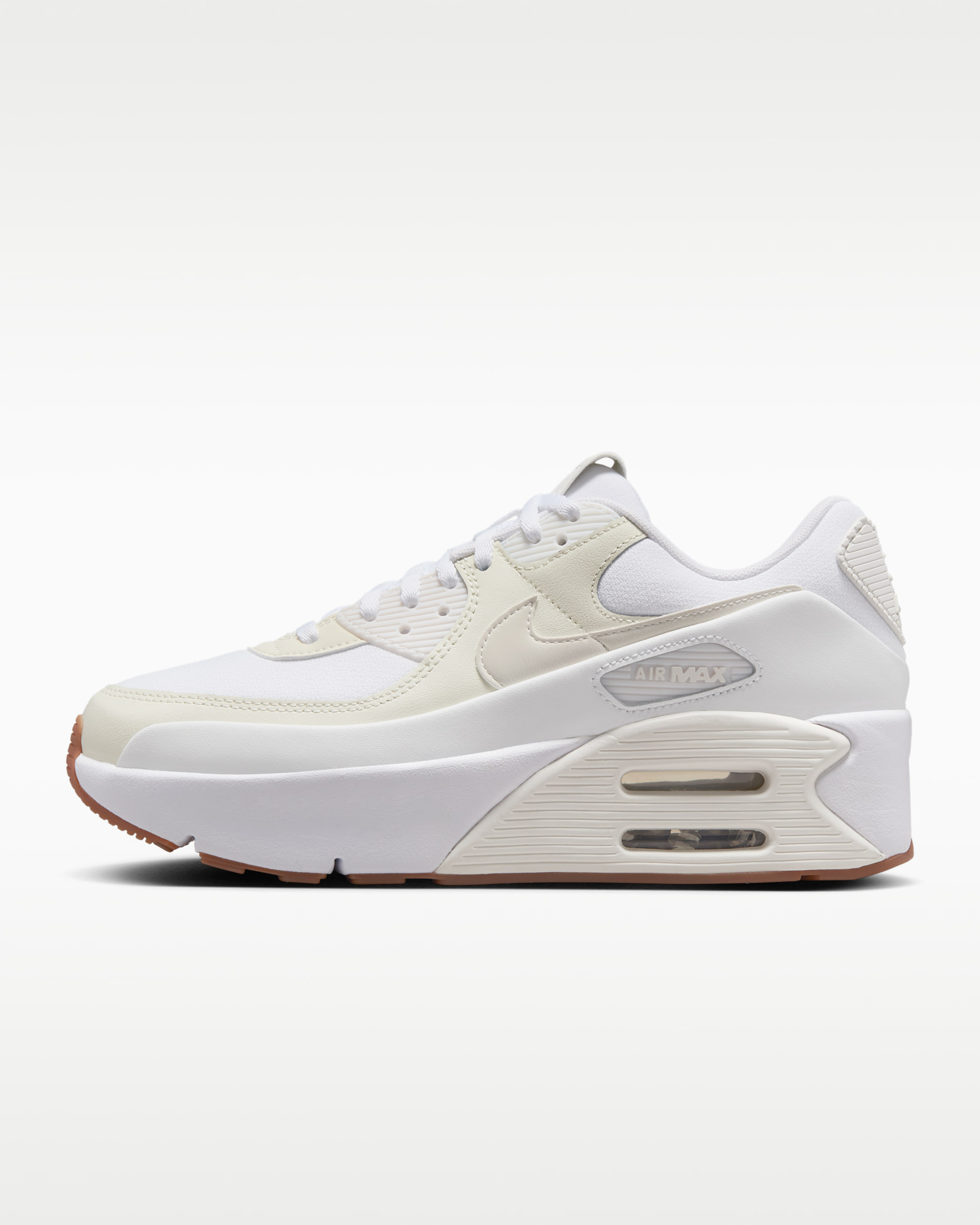 Nike Air Max 90 LV8 Women's Shoes - White/Soft Pearl/Platinum Tint/Sail