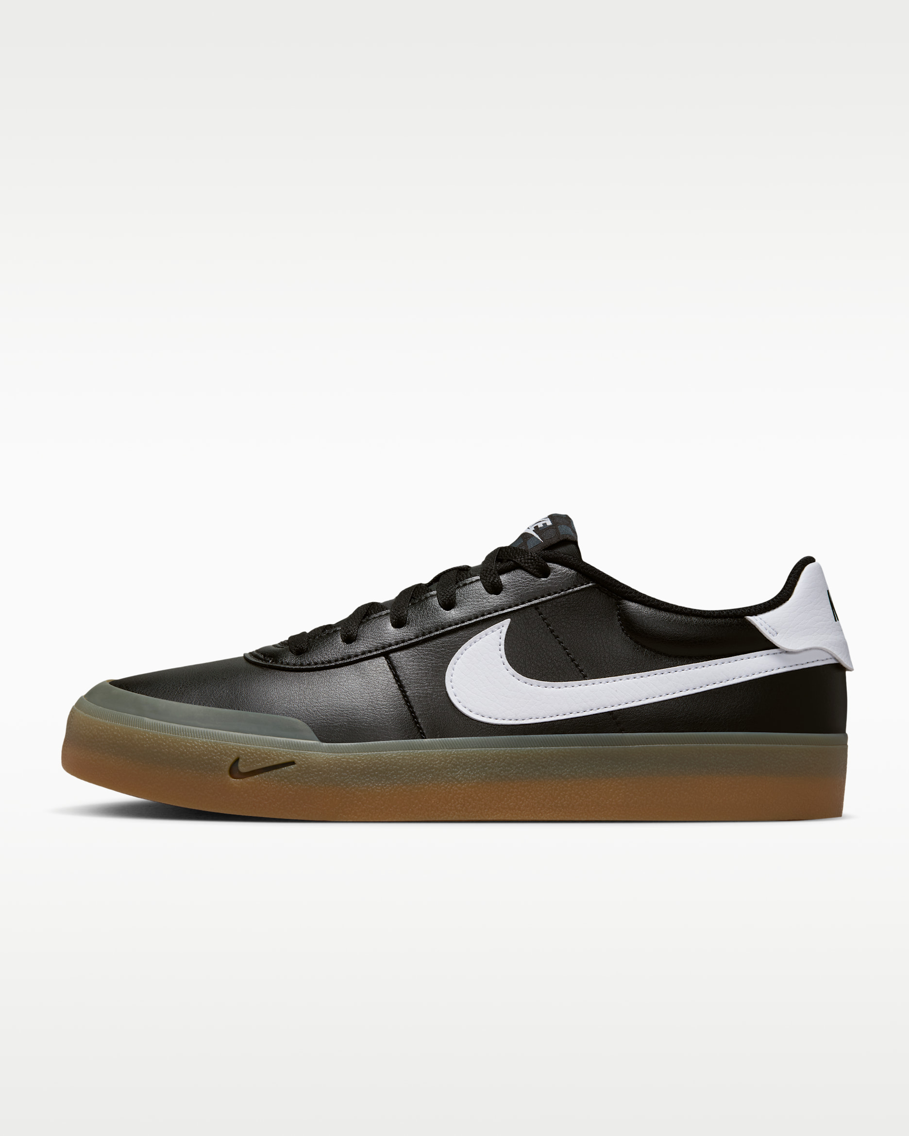 Nike Court Shot Men's Shoes - Black/Gum Light Brown/White