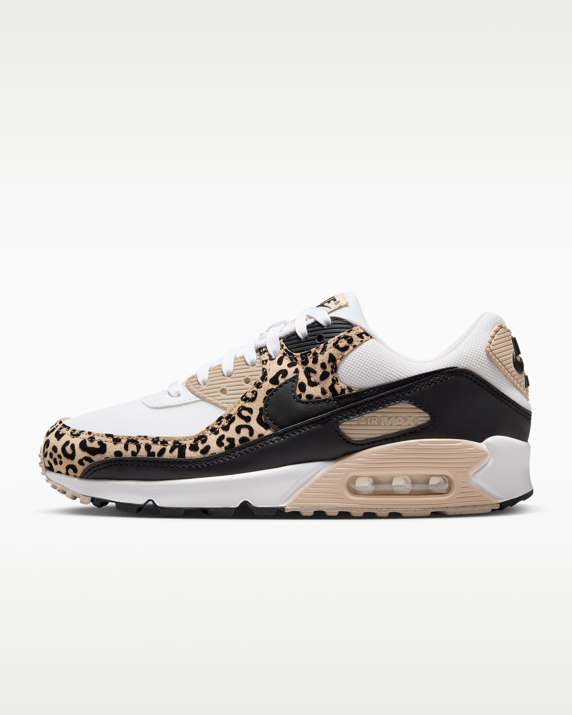 Nike Air Max 90 Women's Shoes - White/Sand Drift/Hemp/Black