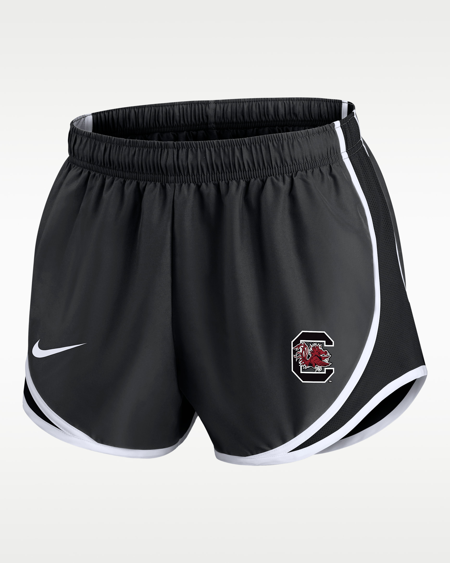 Nike College Tempo (South Carolina Gamecocks) Women's Dri-FIT Shorts - Black