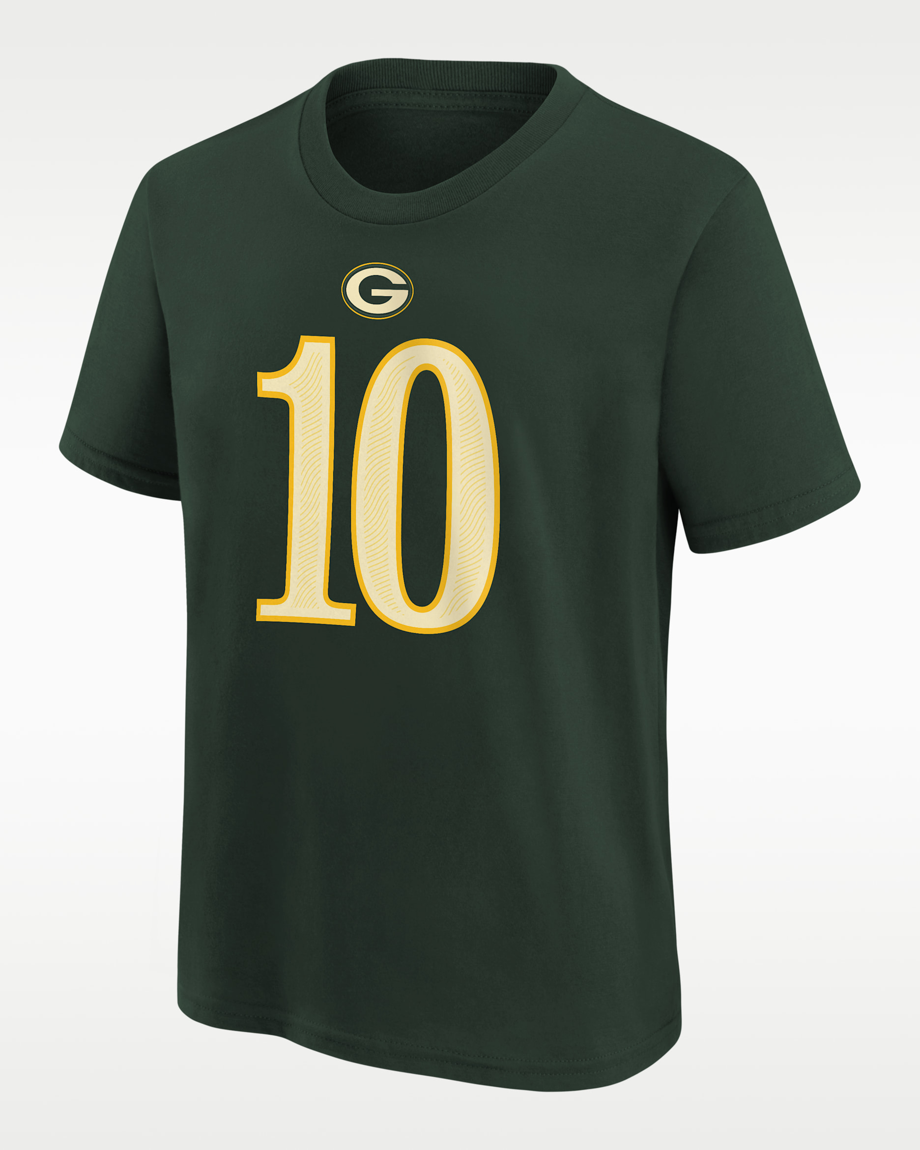 Jordan Love Green Bay Packers Rivalries Collection Big Kids' Nike NFL T-Shirt - Forest Green