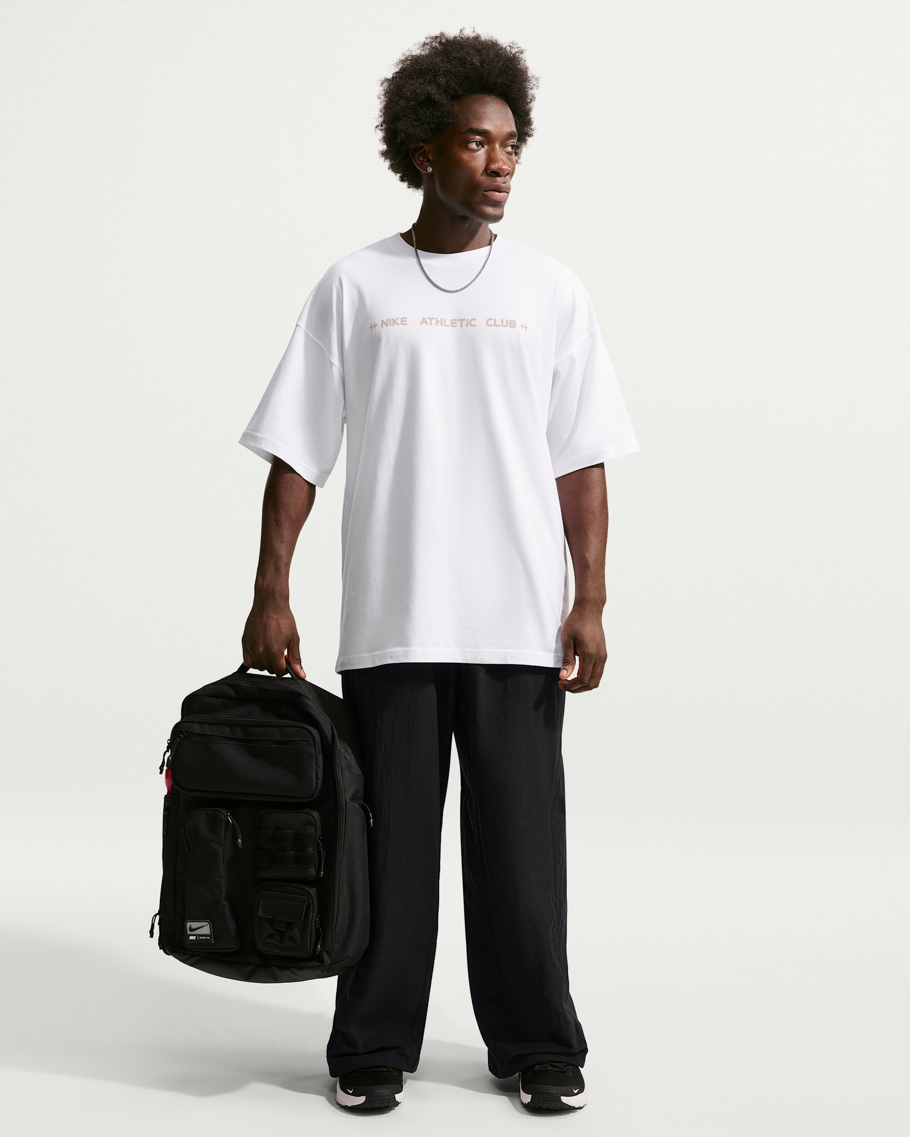 Nike Men's N.A.C. Dri-FIT Oversized Woven Trousers - Black/Black