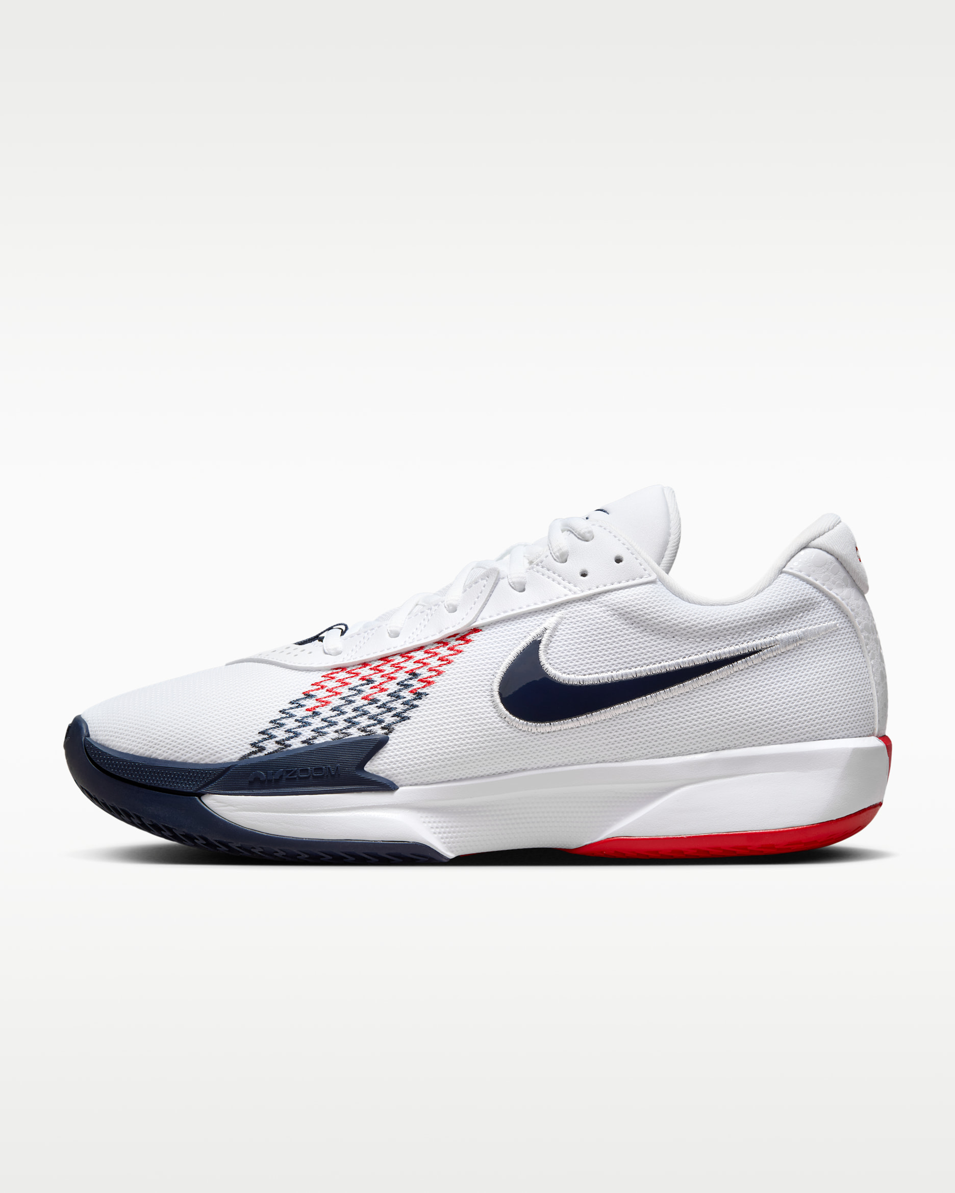 Nike G.T. Cut Academy EP 籃球鞋 - 白色/Sport Red/Obsidian