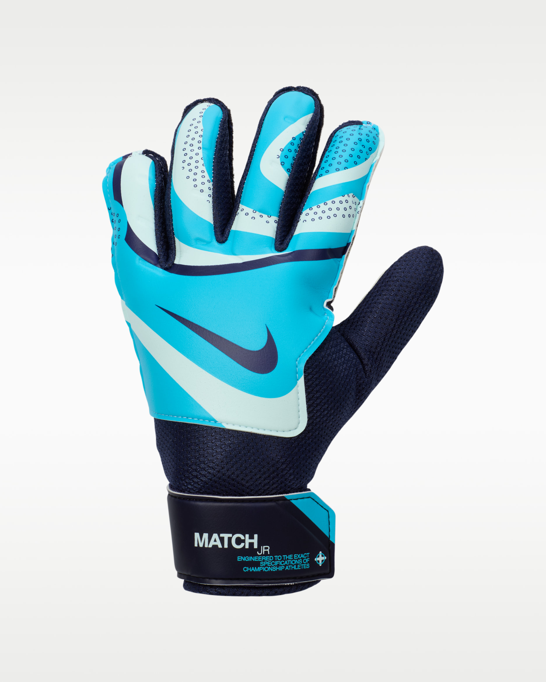 Nike Match Jr. Goalkeeper Gloves - Blue Fury/Glacier Blue/Blackened Blue