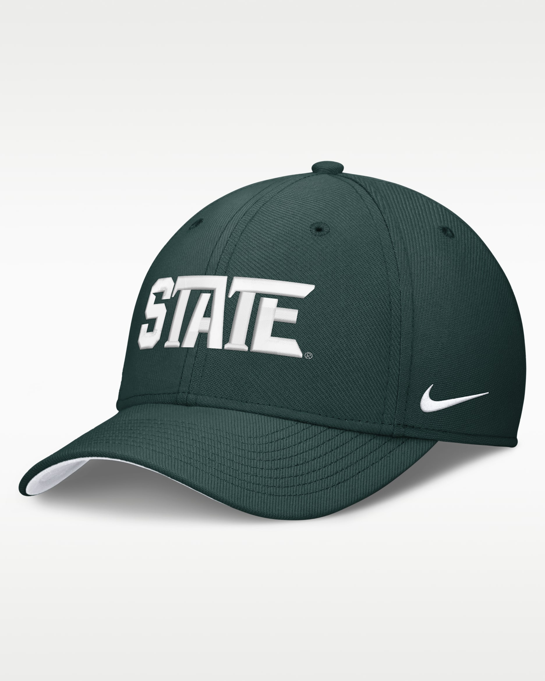 Michigan State Classic Swooshflex Men's Nike Dri-FIT College Hat - Green