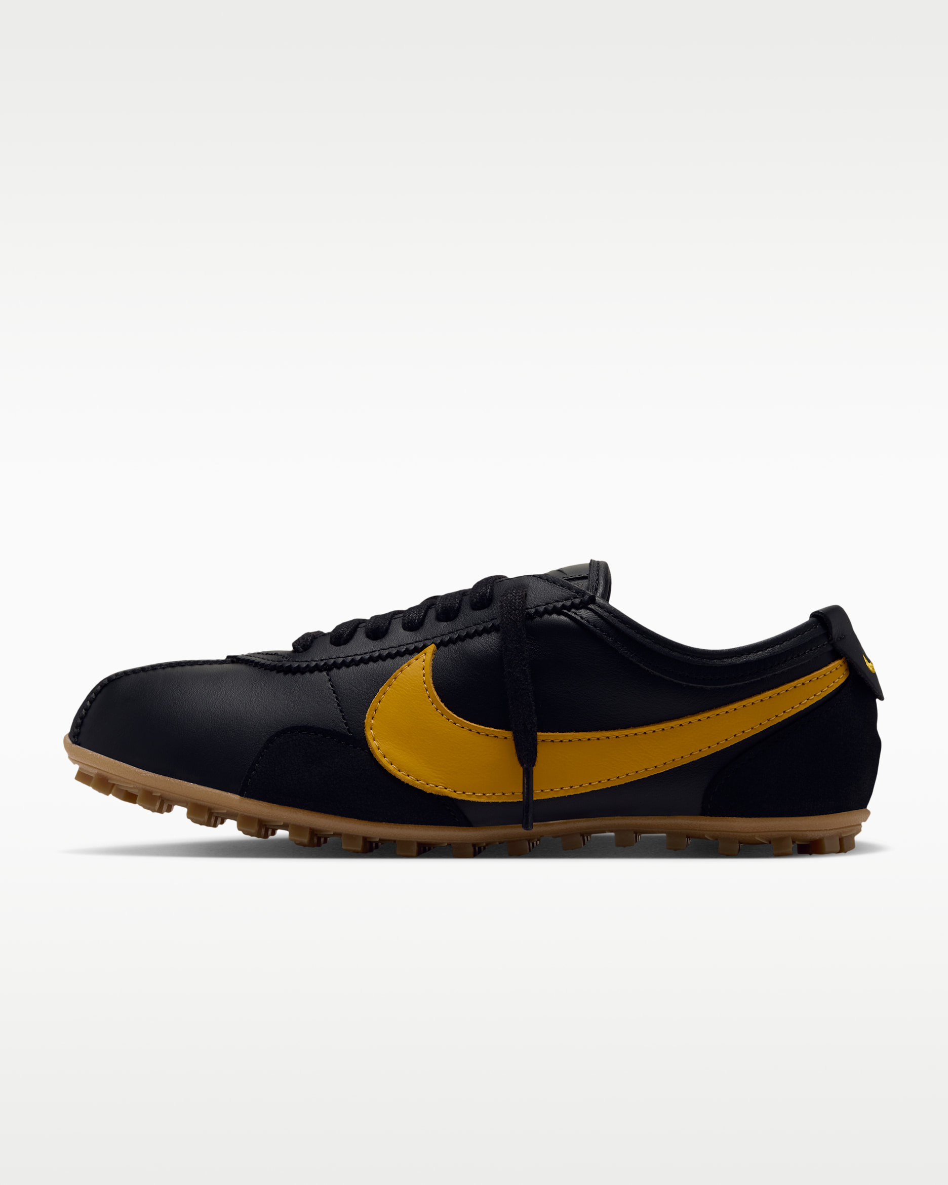 Chaussure Nike Moon Shoe OG Leather pour femme - Noir/Gum Light Brown/Pale Ivory/Yellow Ochre