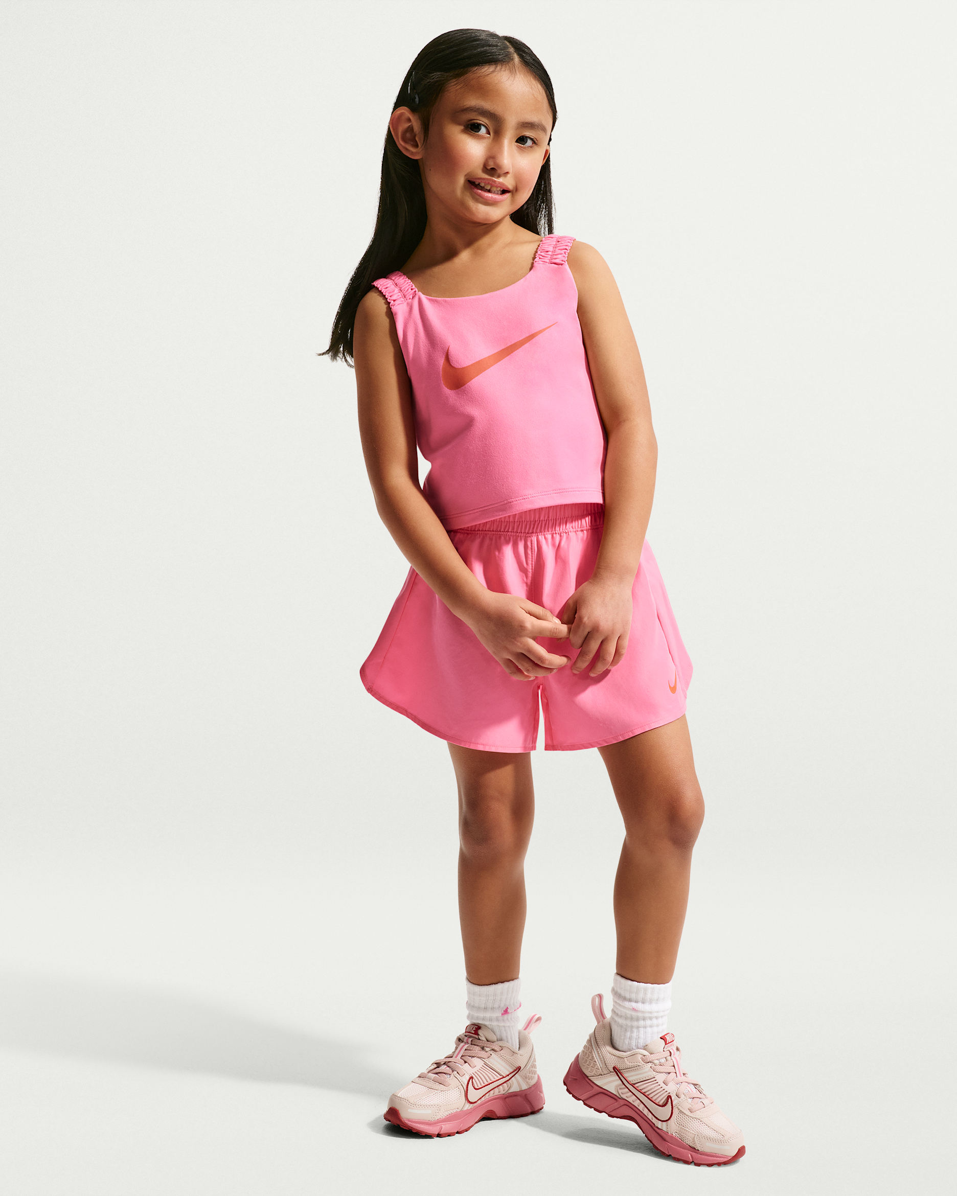 Nike Bold Play Little Kids' Dri-FIT Tank and Shorts Set - Pink Glow