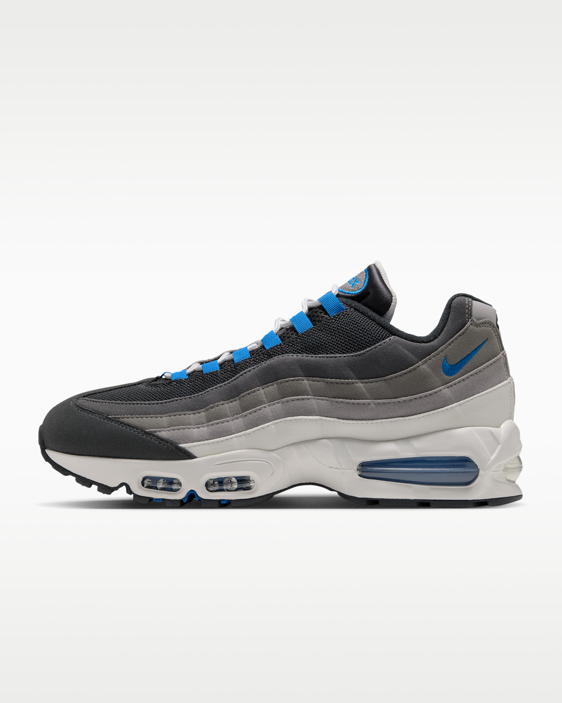 Nike Air Max 95 Big Bubble Premium Men's Shoes - Anthracite/Light Graphite/Light Charcoal/Blue Spark