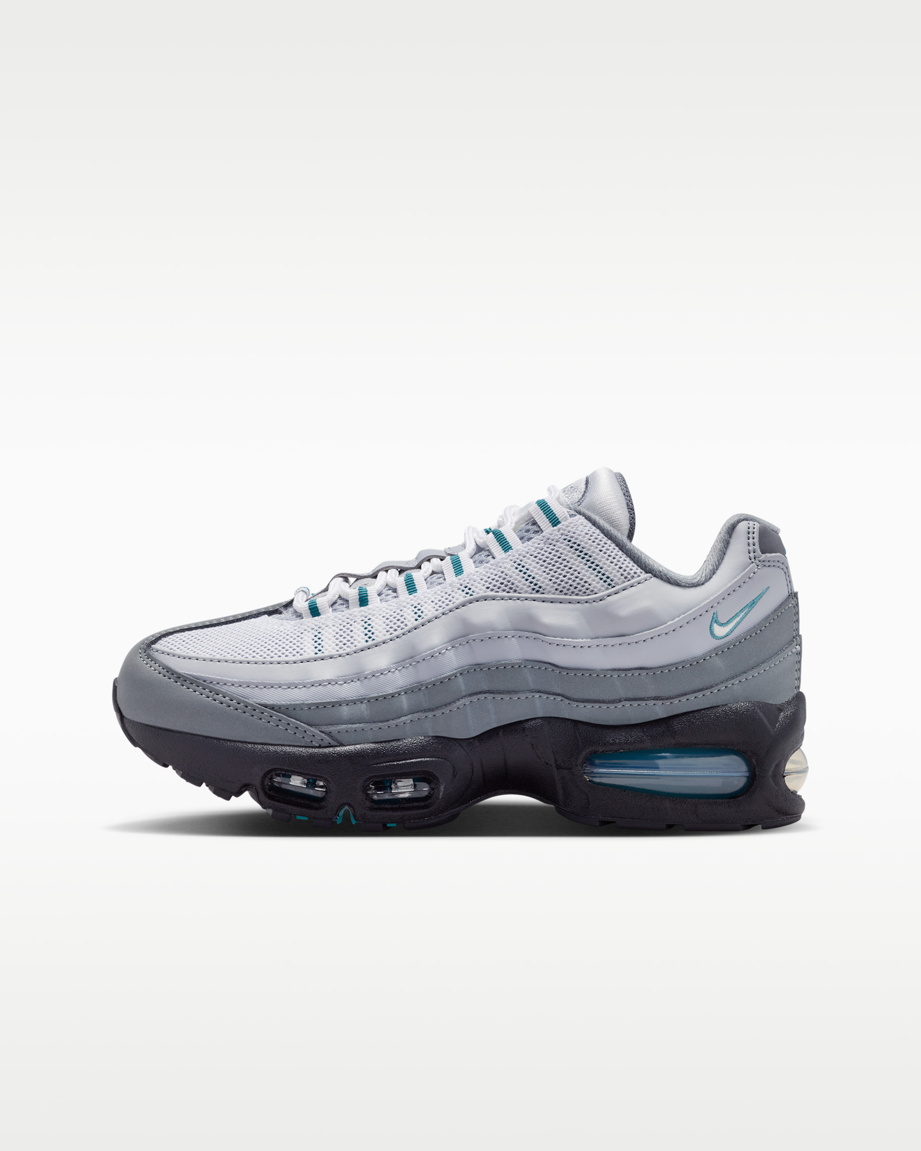 Nike Air Max 95 Older Kids' Shoes - Cool Grey/Mineral Teal/Wolf Grey/Photon Dust