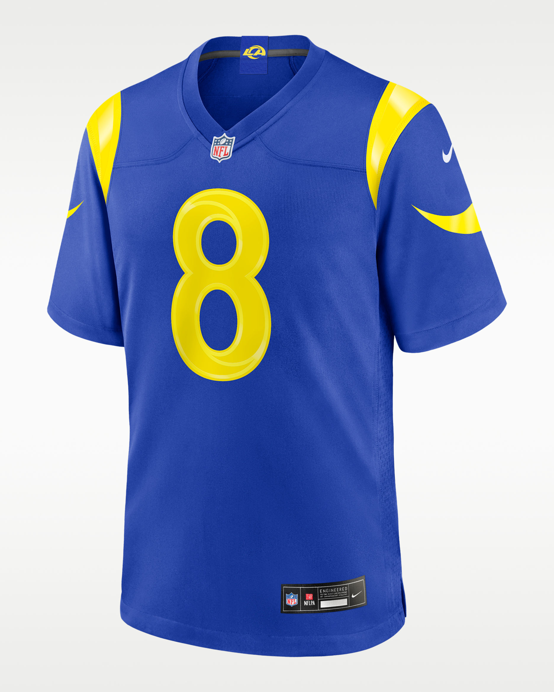 Jersey Nike de la NFL Game para hombre Kyren Williams Los Angeles Rams - Royal