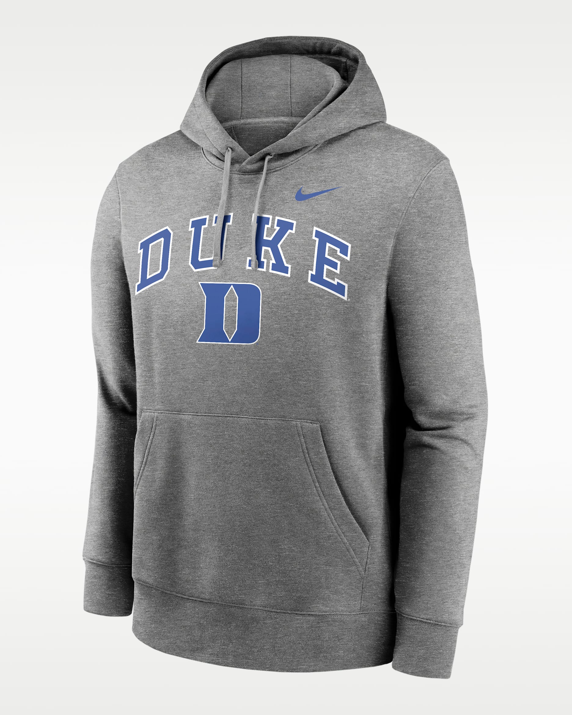 Duke Arch Men's Nike College Pullover Hoodie - Grey