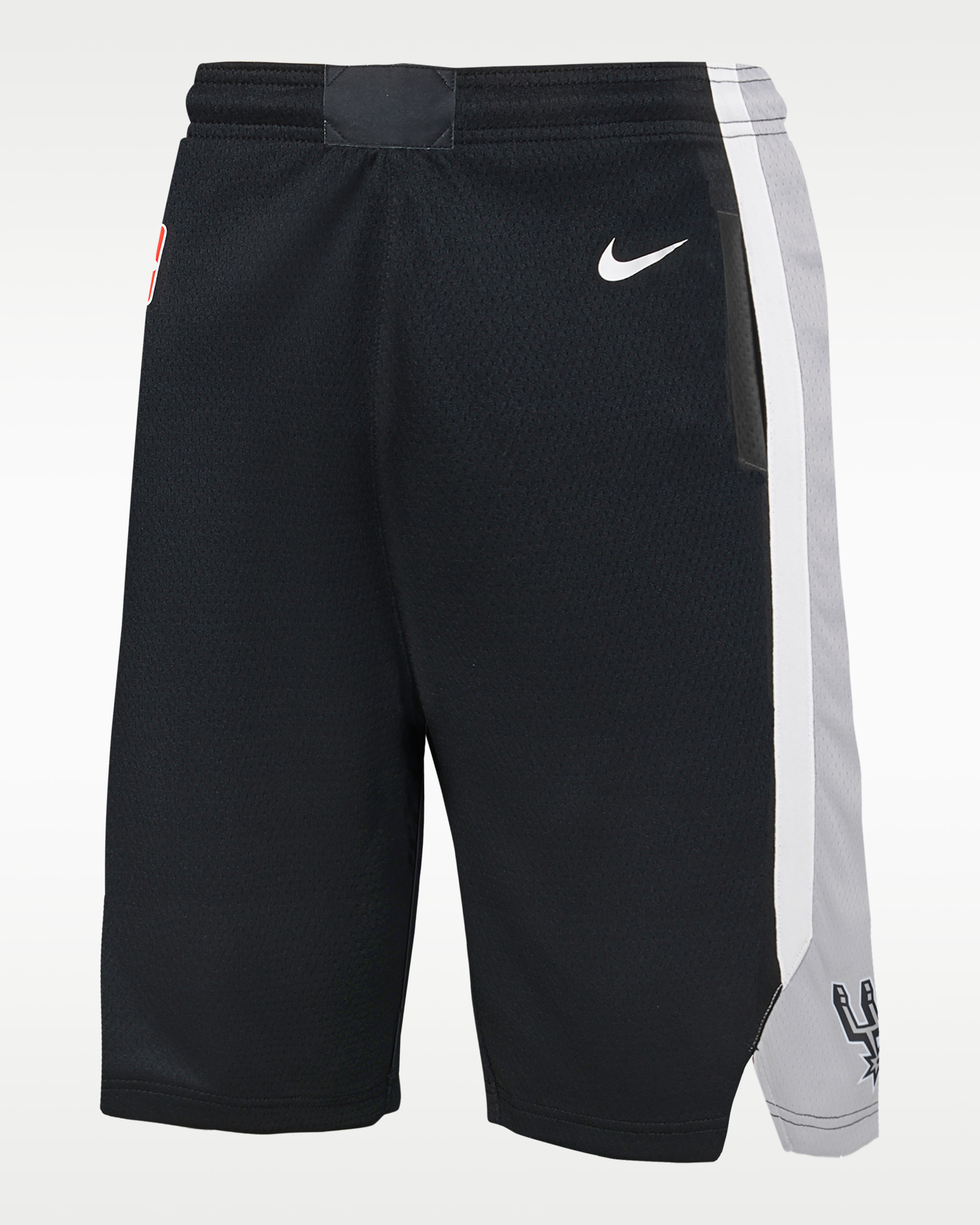 San Antonio Spurs Swingman Icon Edition Big Kids' Nike Dri-FIT Basketball Replica Shorts - Black