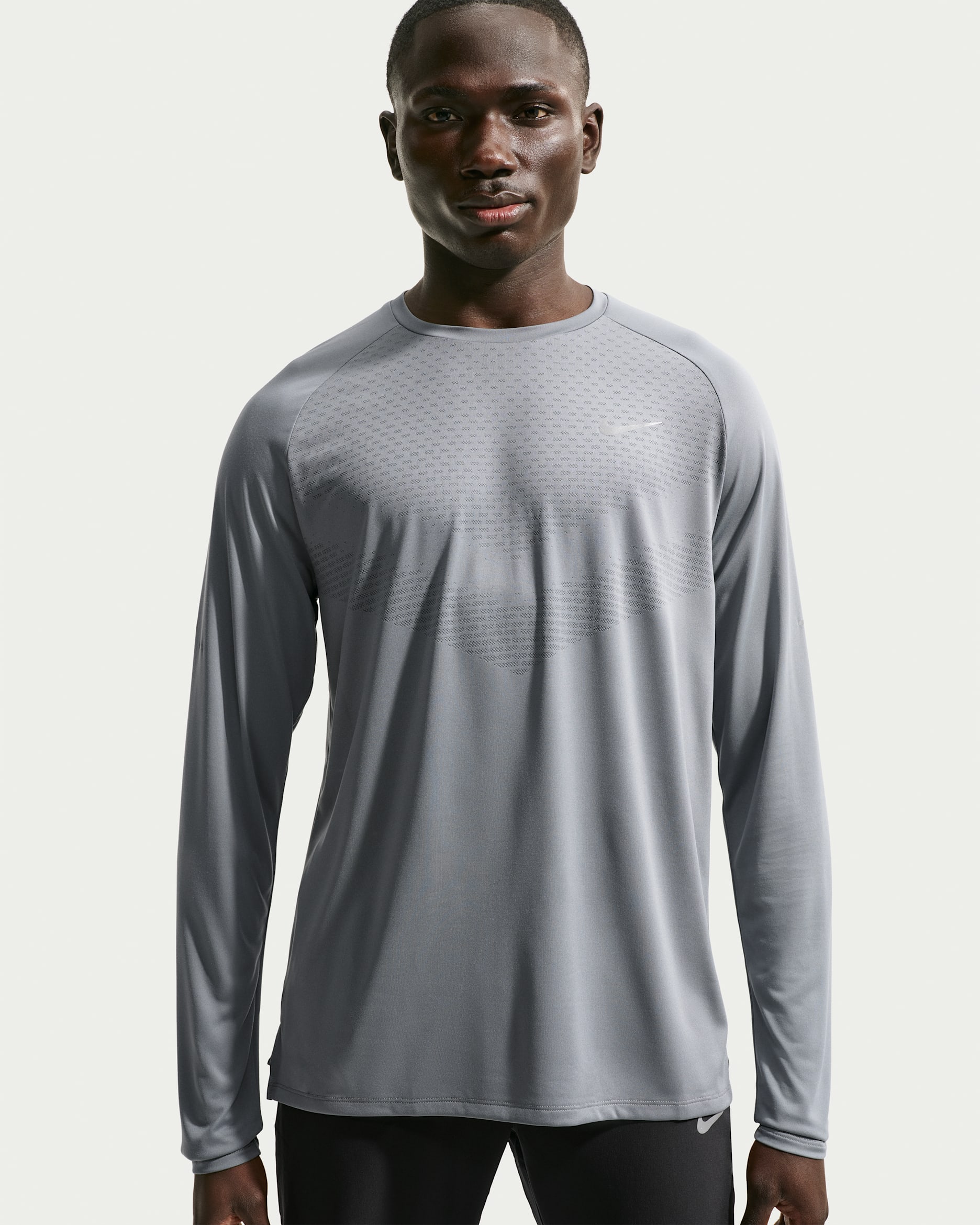 Nike Stride Men's Dri-FIT ADV Long-Sleeve Running Top - Smoke Grey