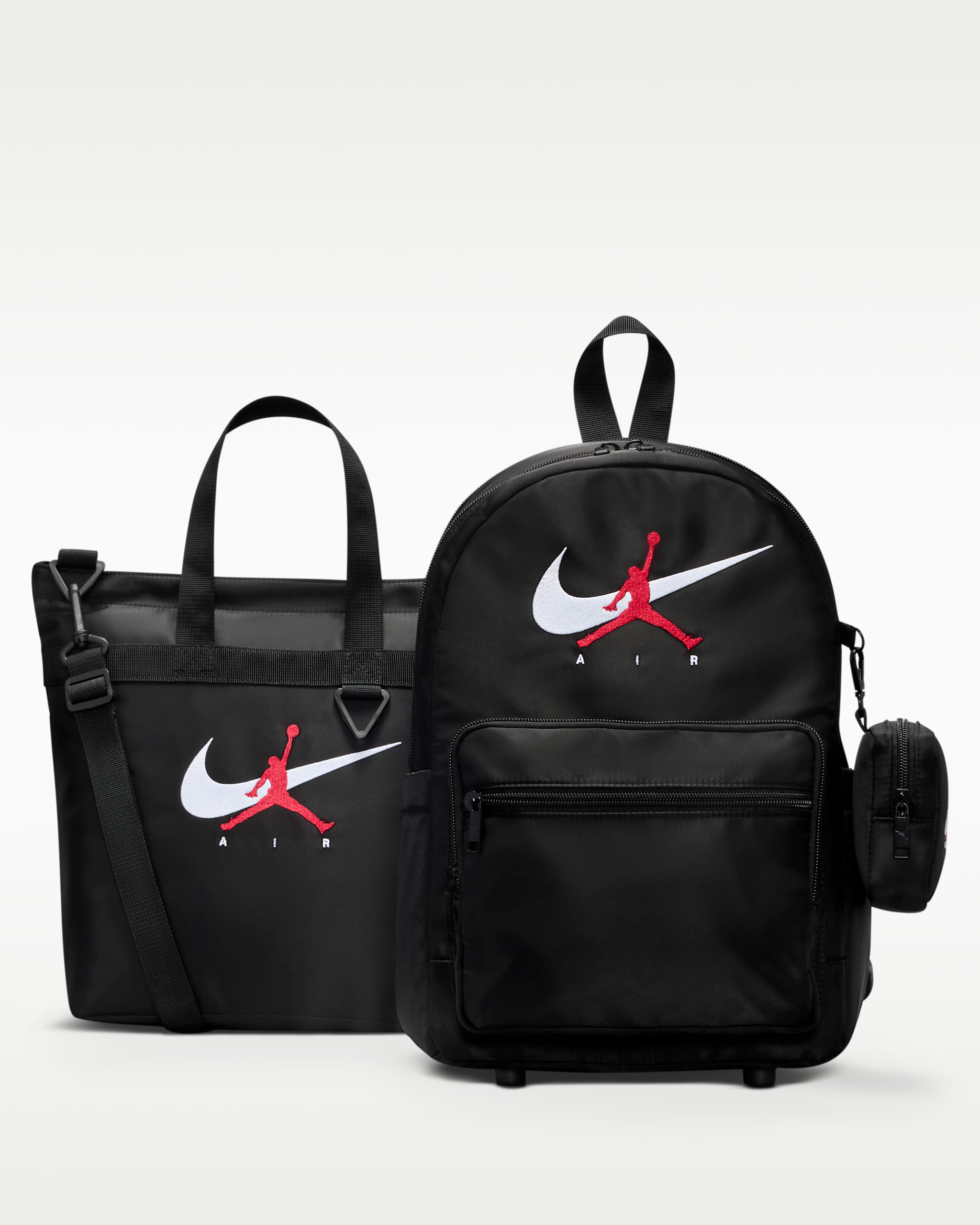 조던 레전드 리틀키즈 3피스 스쿨 백팩 세트(15L) - 블랙