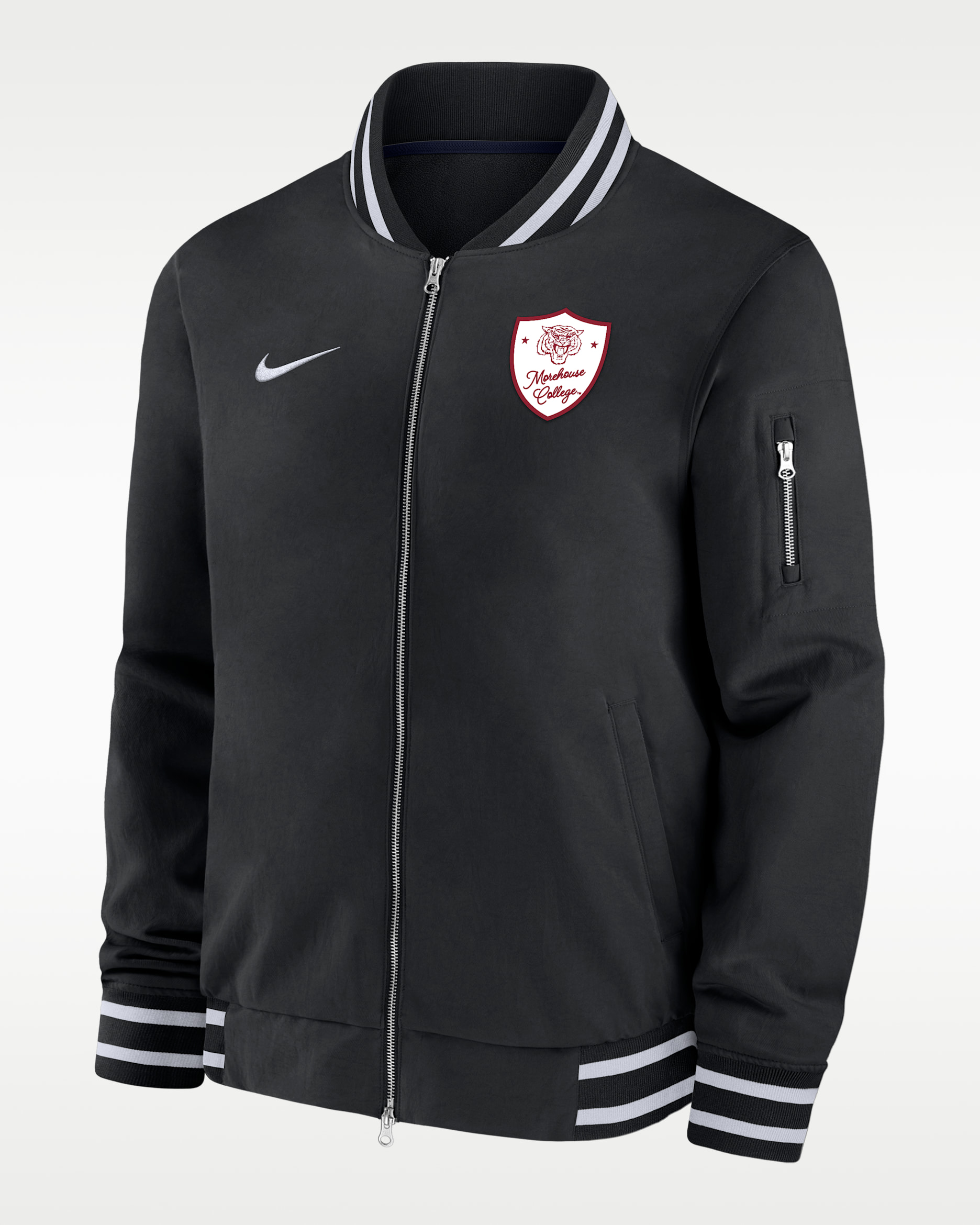 Nike College (Morehouse College) Men's Bomber Jacket - Black