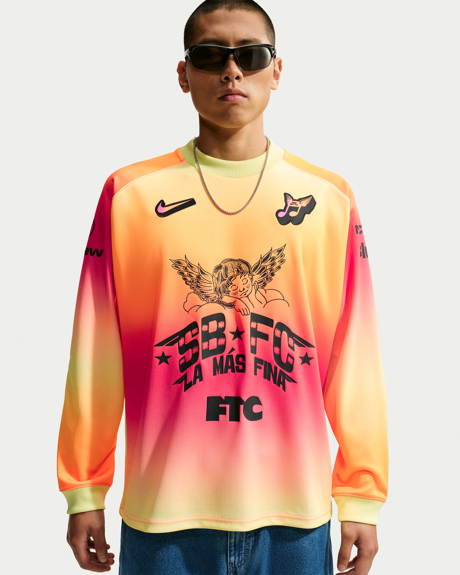Nike SB Long-Sleeve Skate Top - Hyper Pink