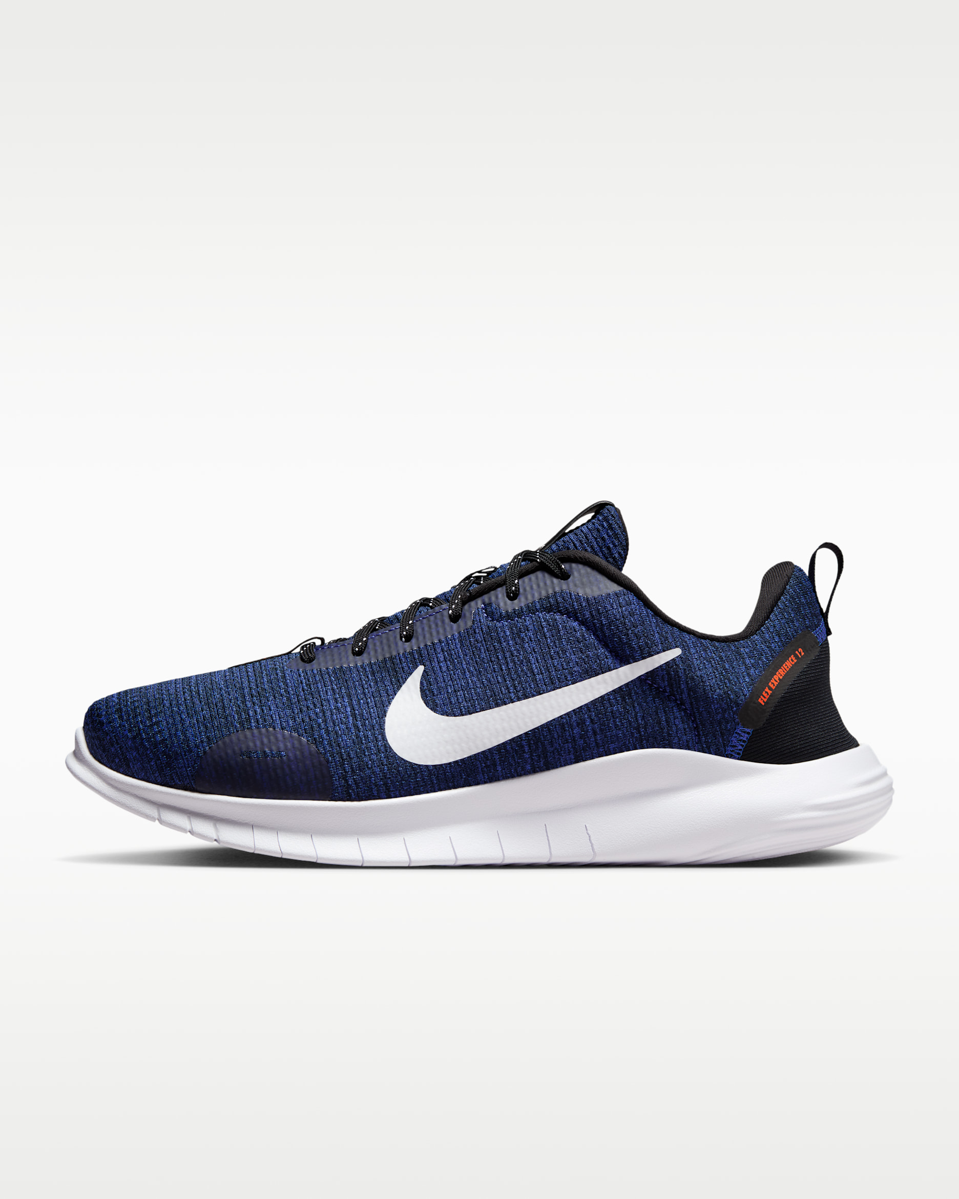 Nike Flex Experience Run 12 Men's Road Running Shoes (Extra Wide) - Astronomy Blue/Black/Hyper Crimson/White