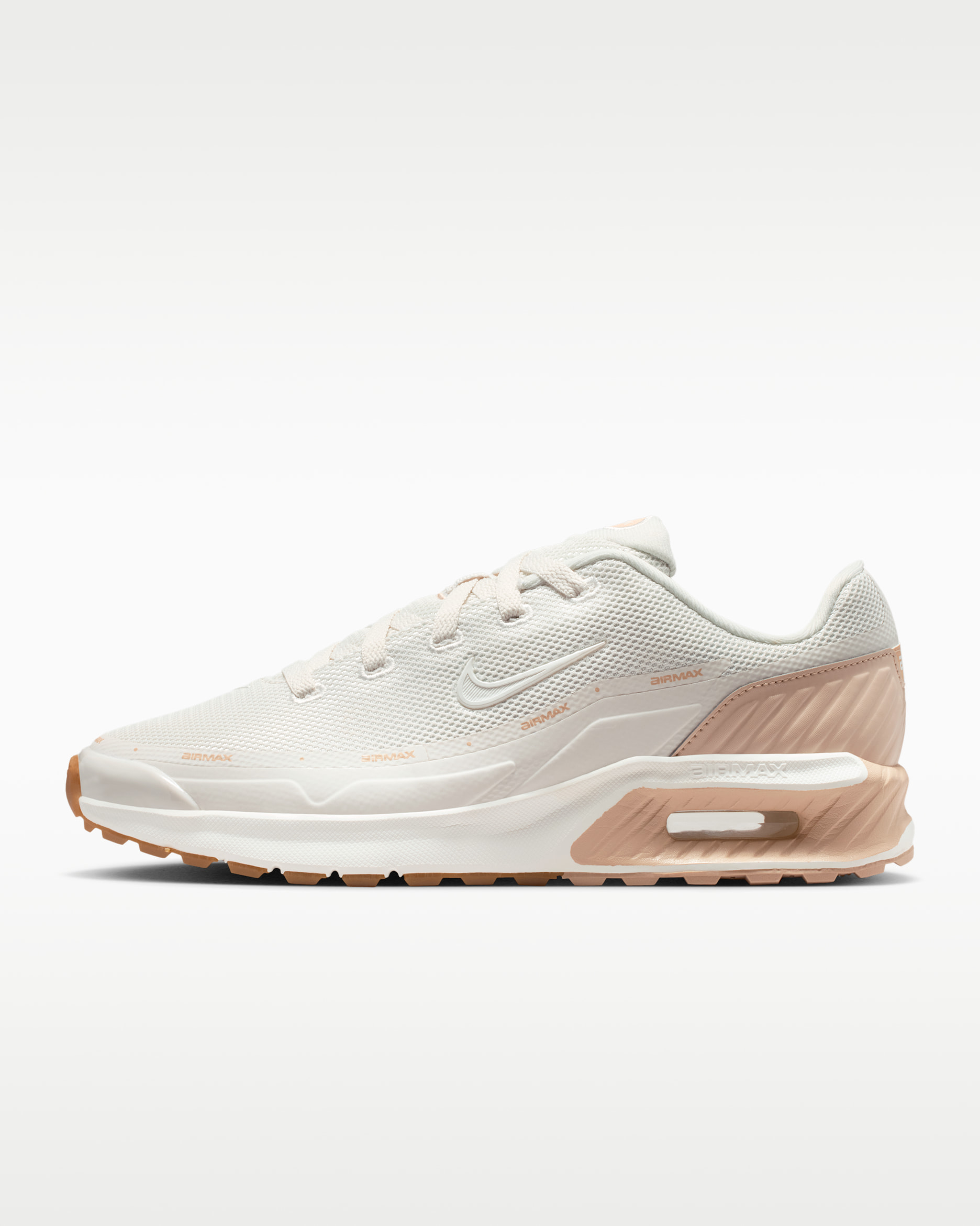 รองเท้าผู้หญิง Nike Air Max Bia - Phantom/Shimmer/Gum Medium Brown/Sail