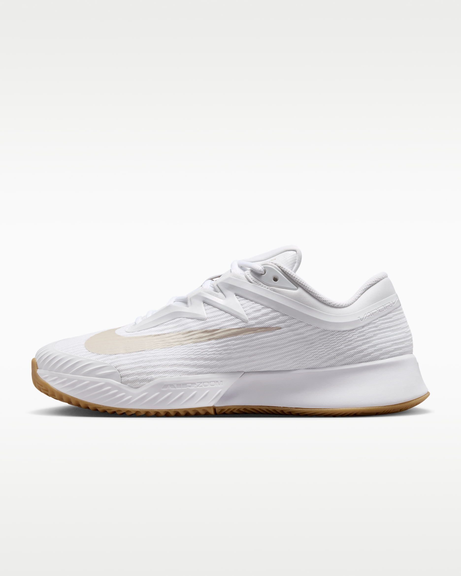 Nike Vapor Pro 3 Men's Clay Court Tennis Shoes - White/Linen/Linen/Light Orewood Brown