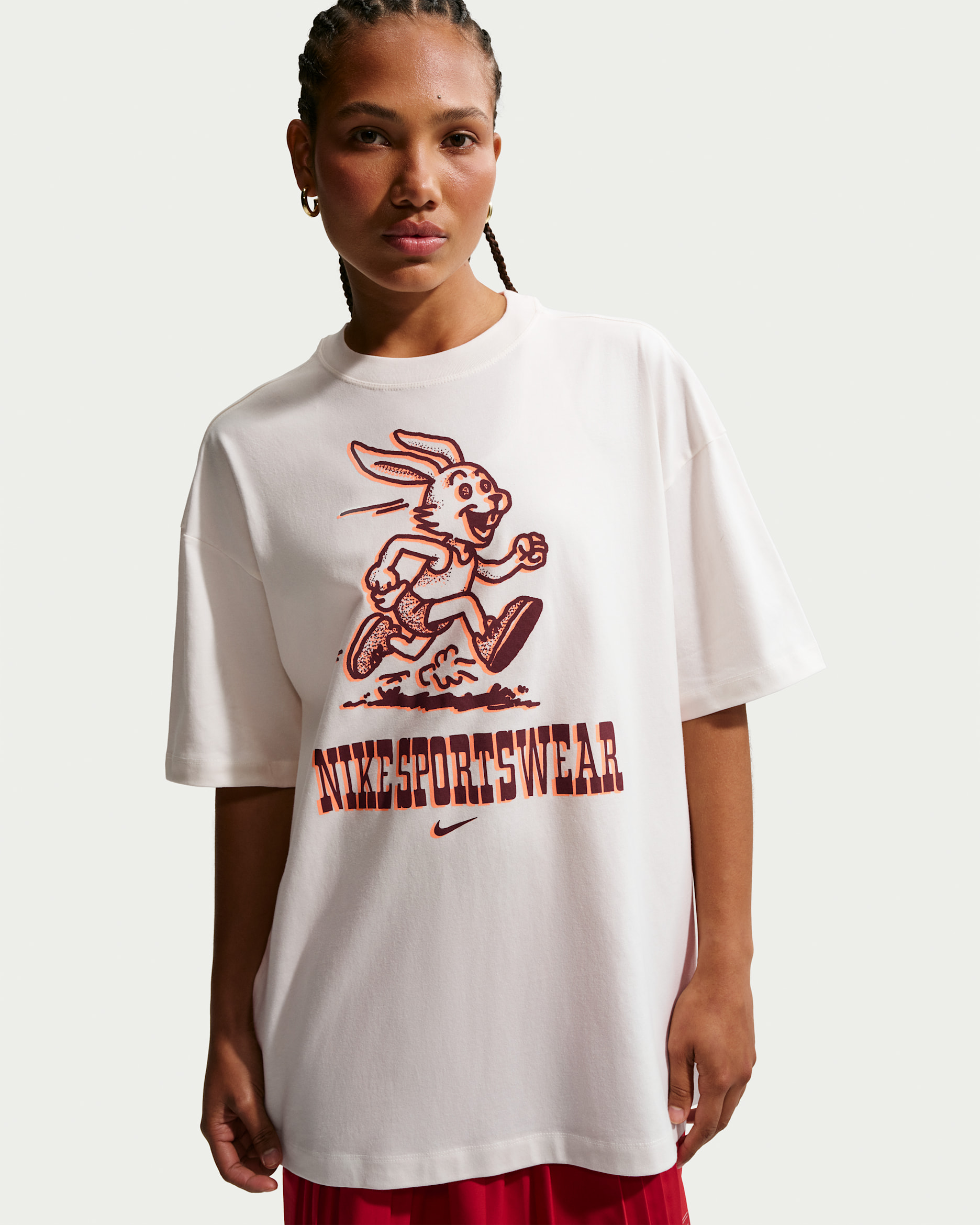 Nike Sportswear Classic oversized T-shirt voor dames - Sail