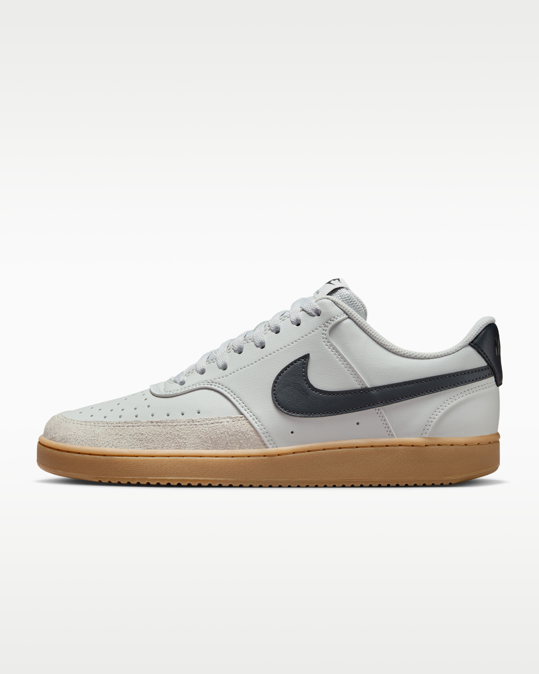 Nike Court Vision Low Men's Shoes - Photon Dust/Gum Light Brown/Anthracite