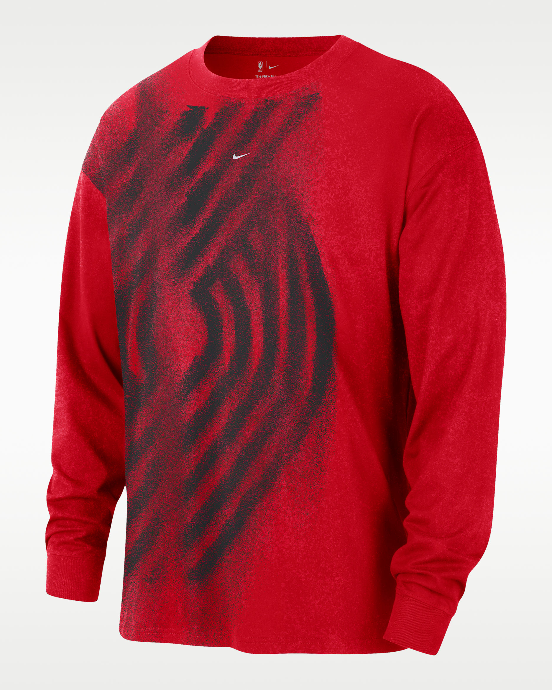 Portland Trail Blazers Essential Anthem Men's Long-Sleeve Basketball T-Shirt - University Red