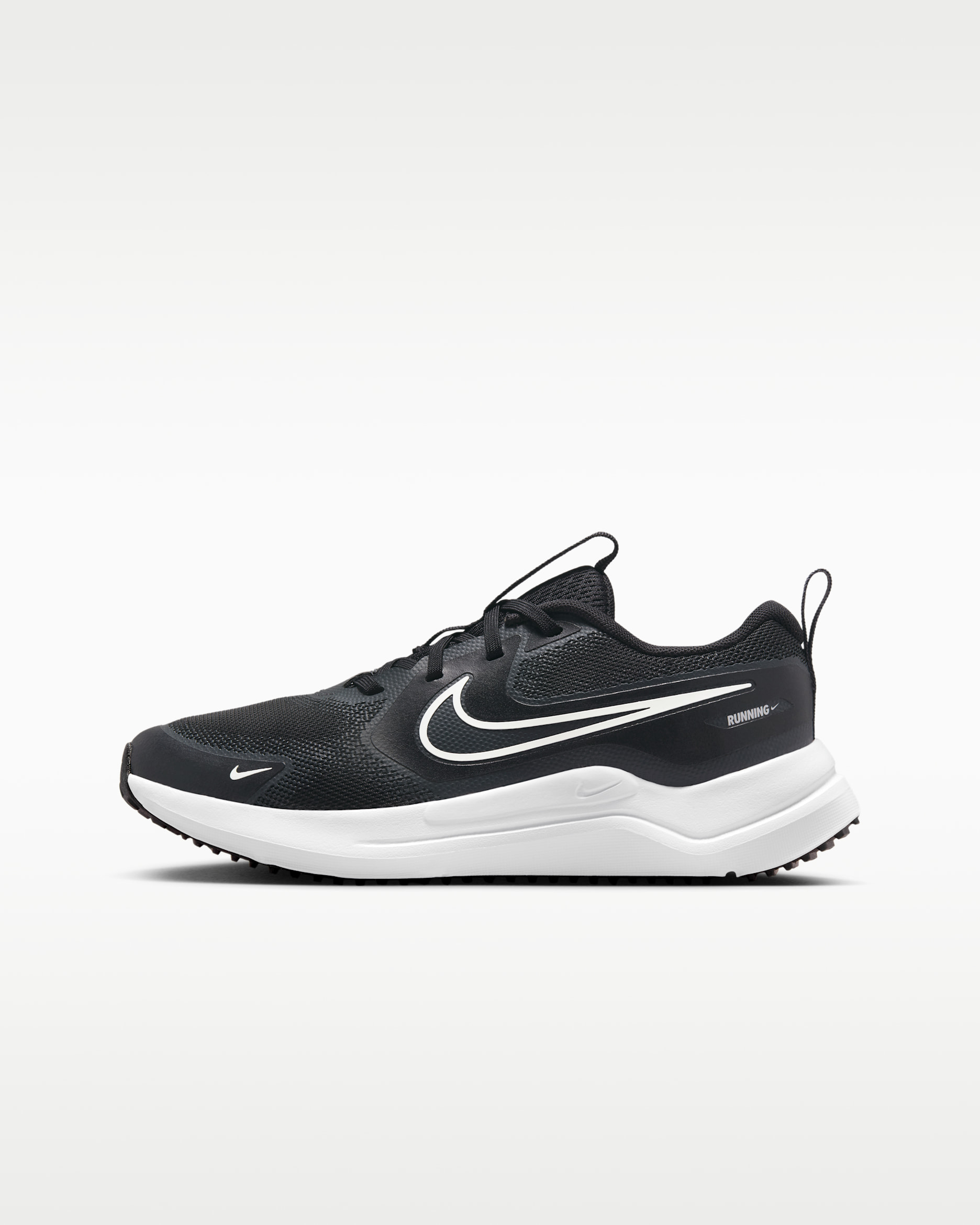 รองเท้าวิ่งโร้ดรันนิ่งเด็กโต Nike Cosmic Runner - ดำ/Anthracite/ขาว