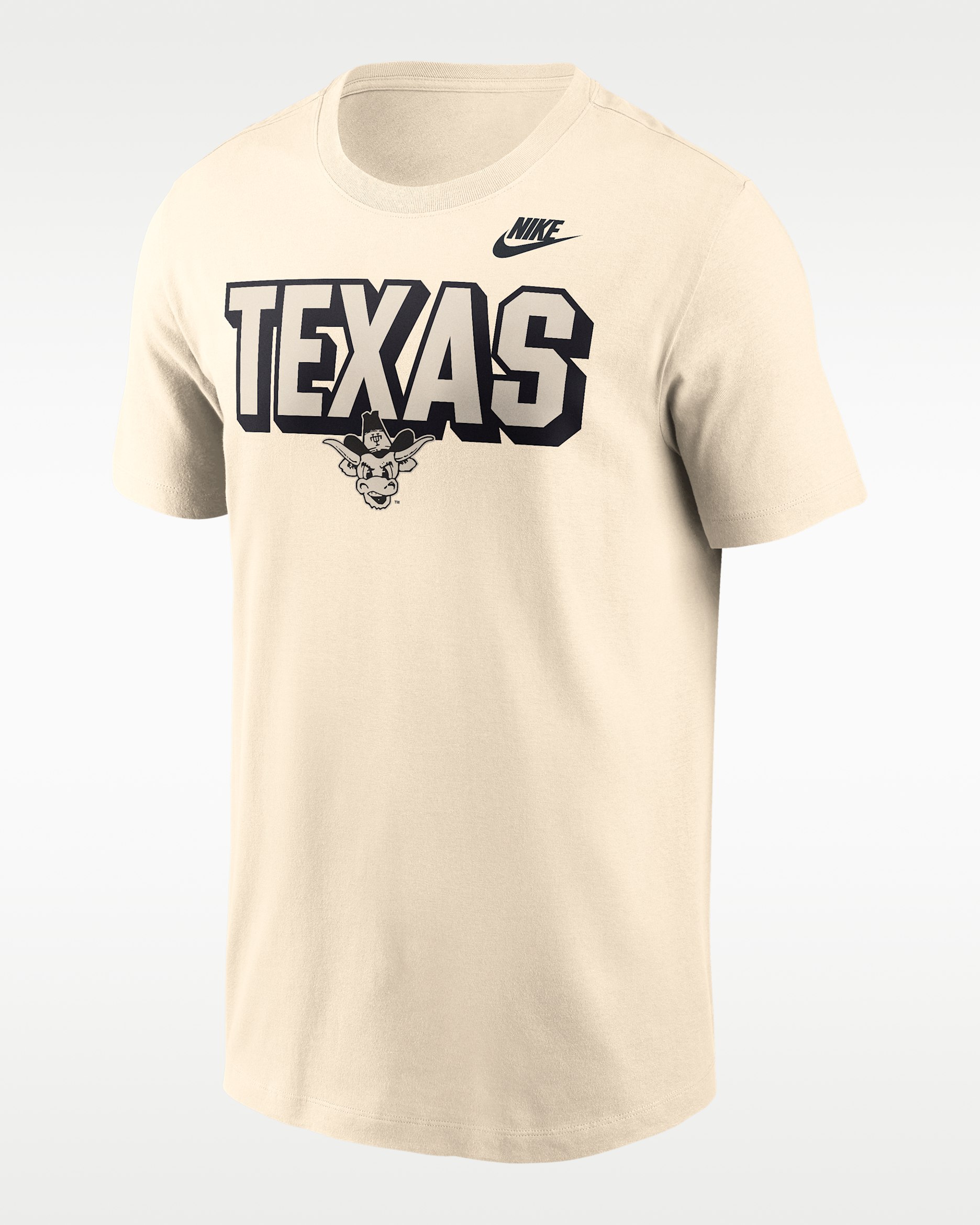 Texas Team Bold Men's Nike College T-Shirt - Natural