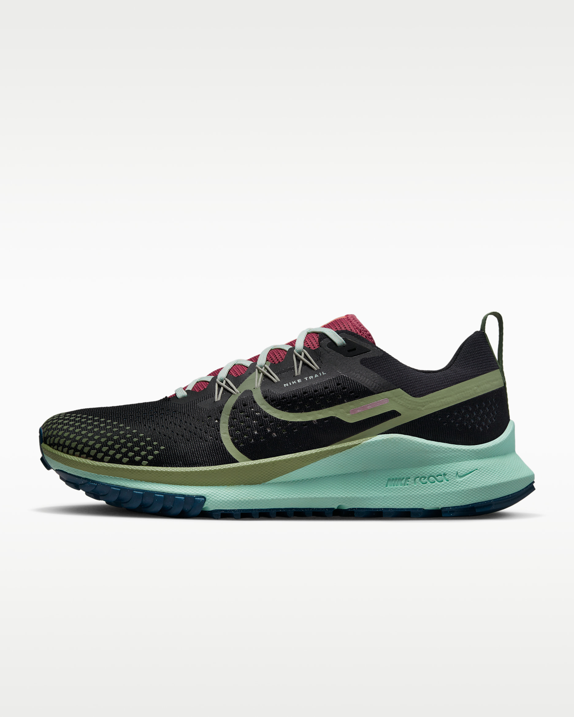 รองเท้าวิ่งเทรลผู้ชาย Nike Pegasus Trail 4 - ดำ/Canyon Rust/Mint Foam/Alligator