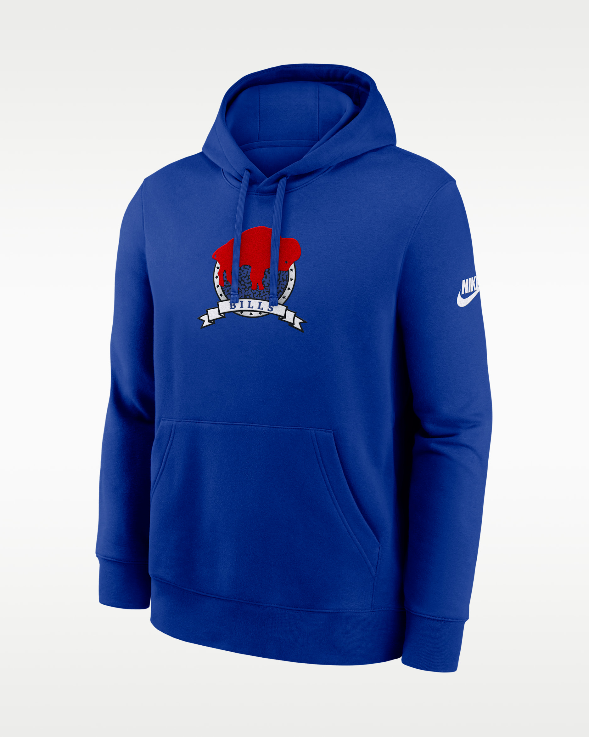 Sudadera con gorro sin cierre Nike de la NFL para hombre Buffalo Bills Rewind Club - Royal