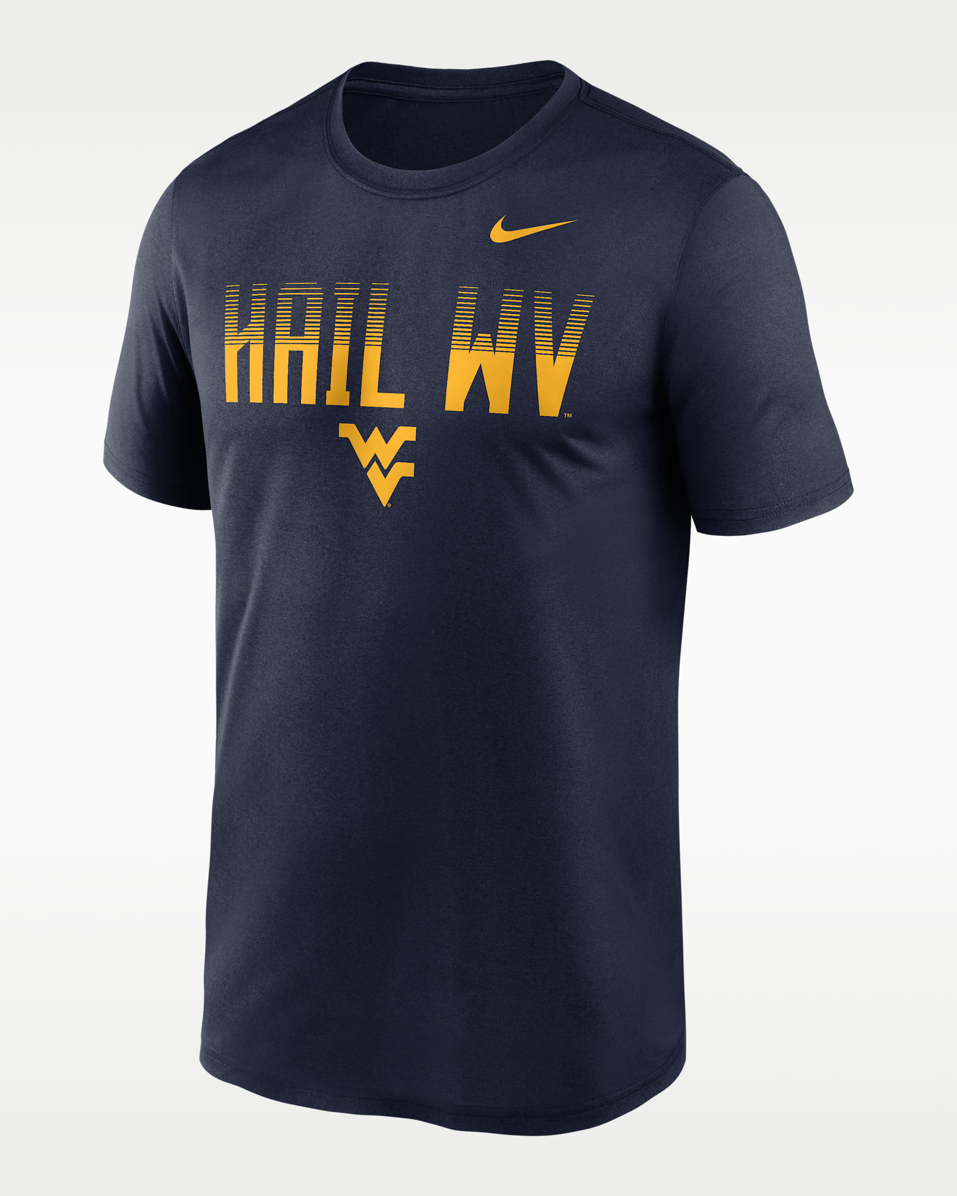 West Virginia Primetime Kinetic Mantra Legend Men's Nike Dri-FIT College T-Shirt - Navy