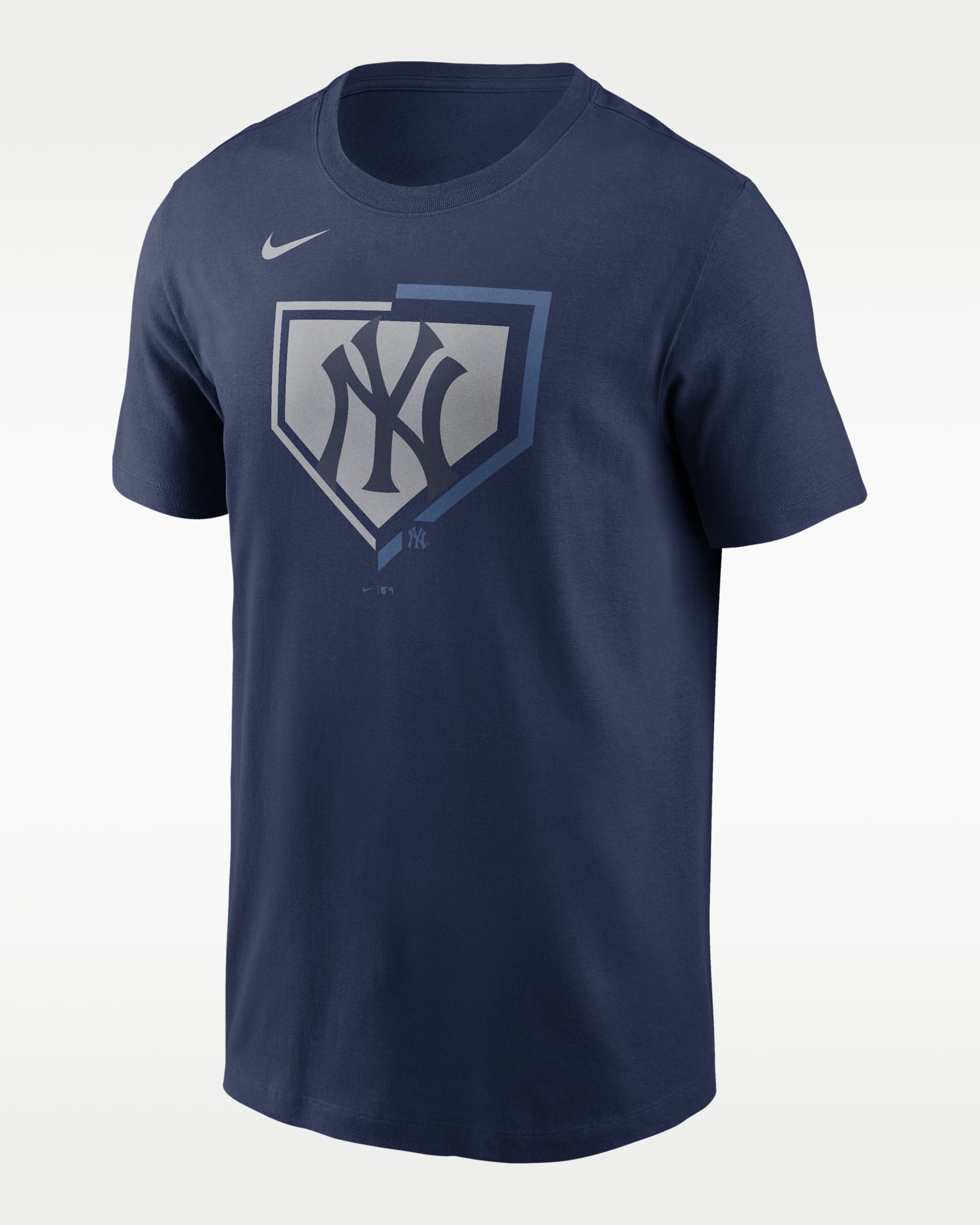 Playera Nike de la MLB para hombre New York Yankees Icon - Azul marino medianoche