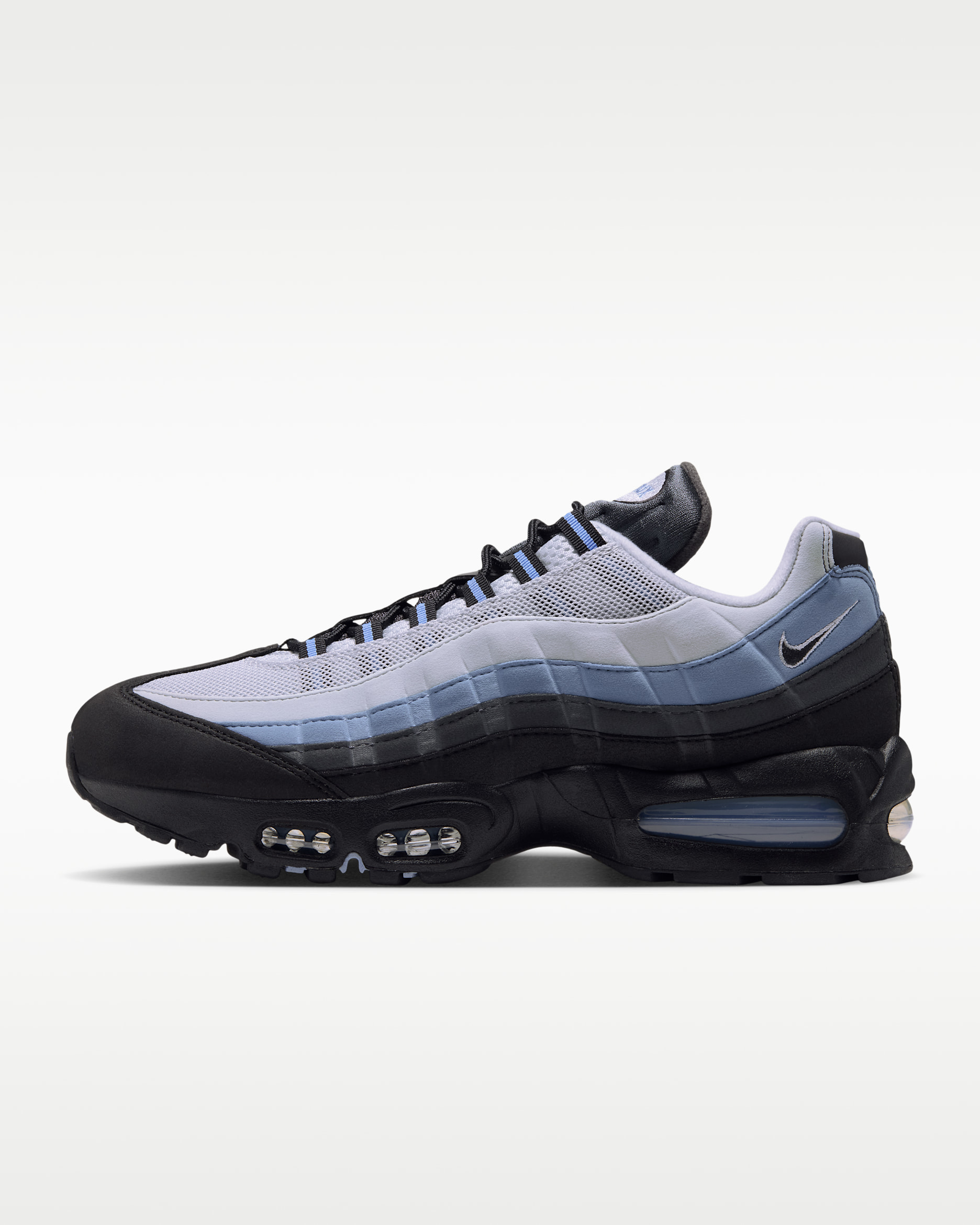 Nike Air Max 95 Big Bubble-sko til mænd - sort/Work Blue/Pure Platinum/Anthracite