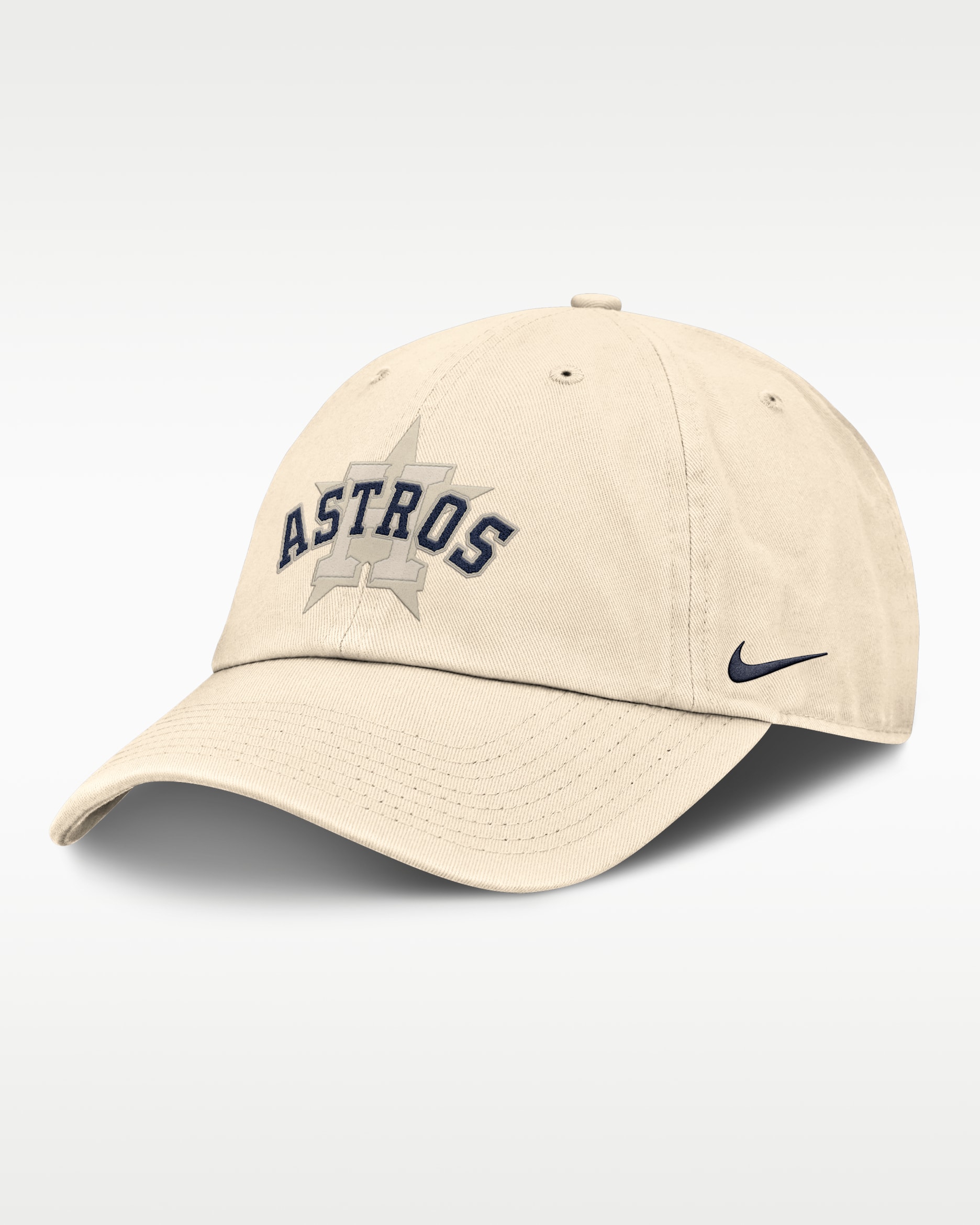 Gorra de algodón orgánico sin estructura para hombre Nike Statement Club Houston Astros - Natural