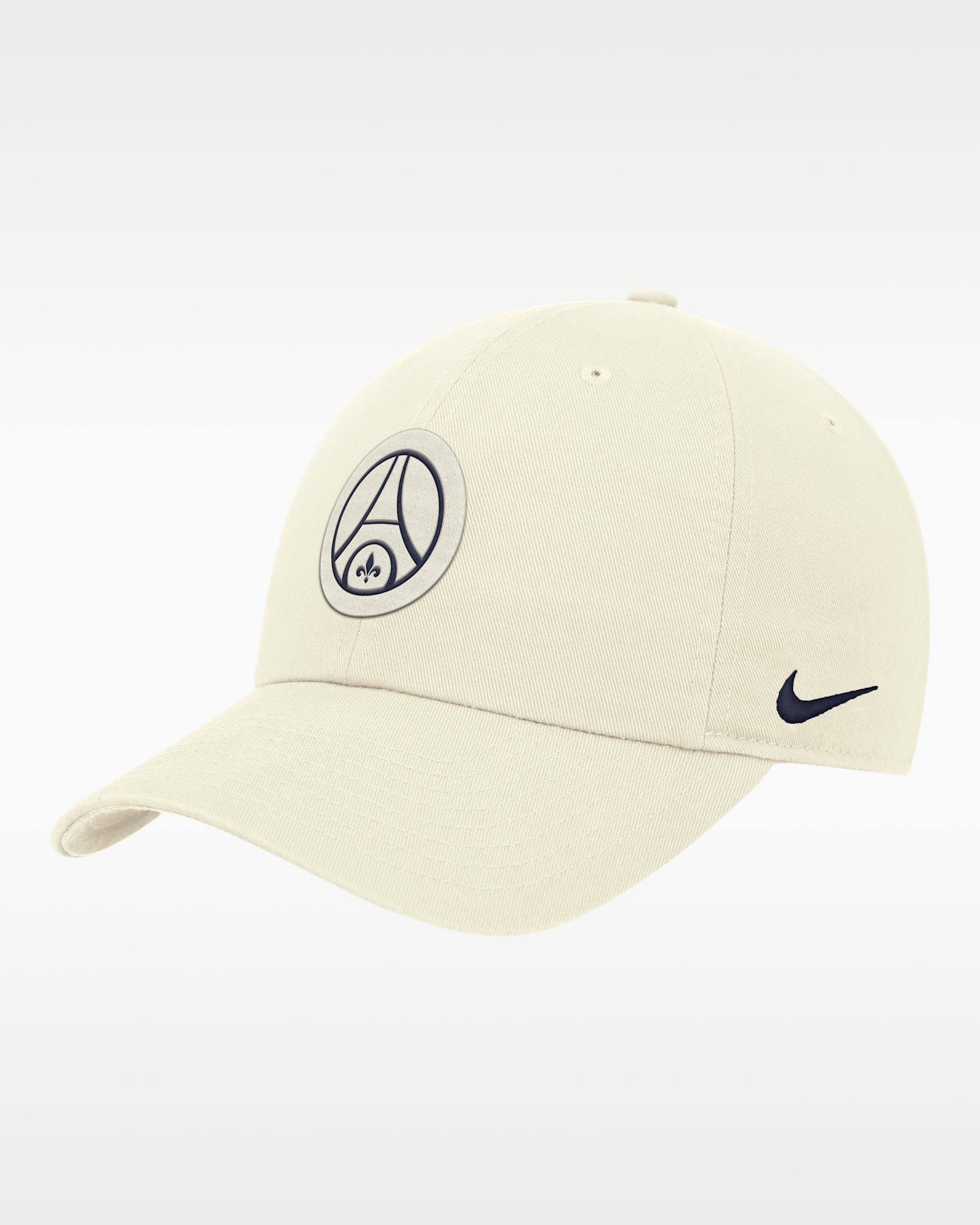 PSG Club Men's Nike Adjustable Cap - Cream