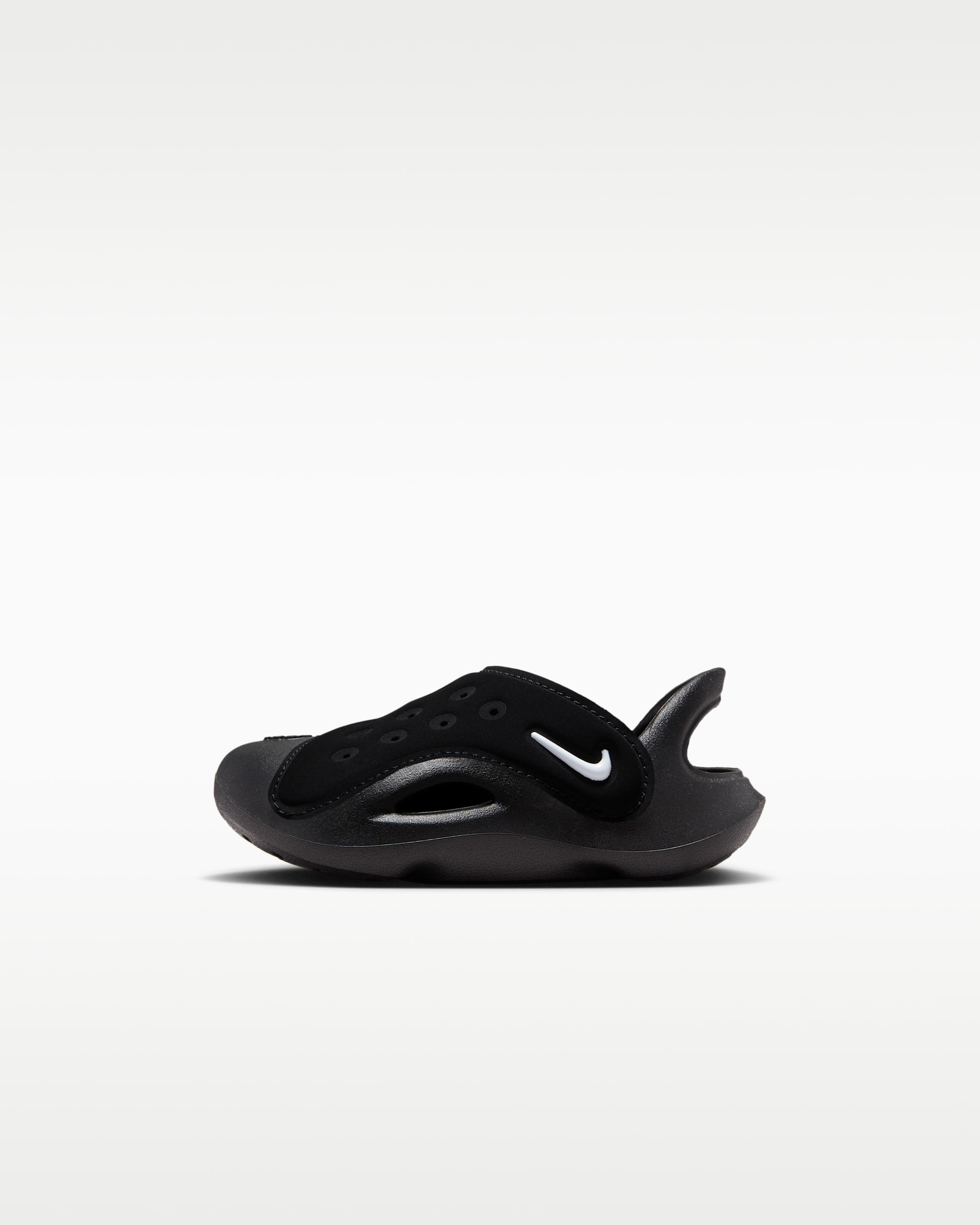 Nike Aqua Swoosh Baby/Toddler Sandals - Black/Anthracite/White