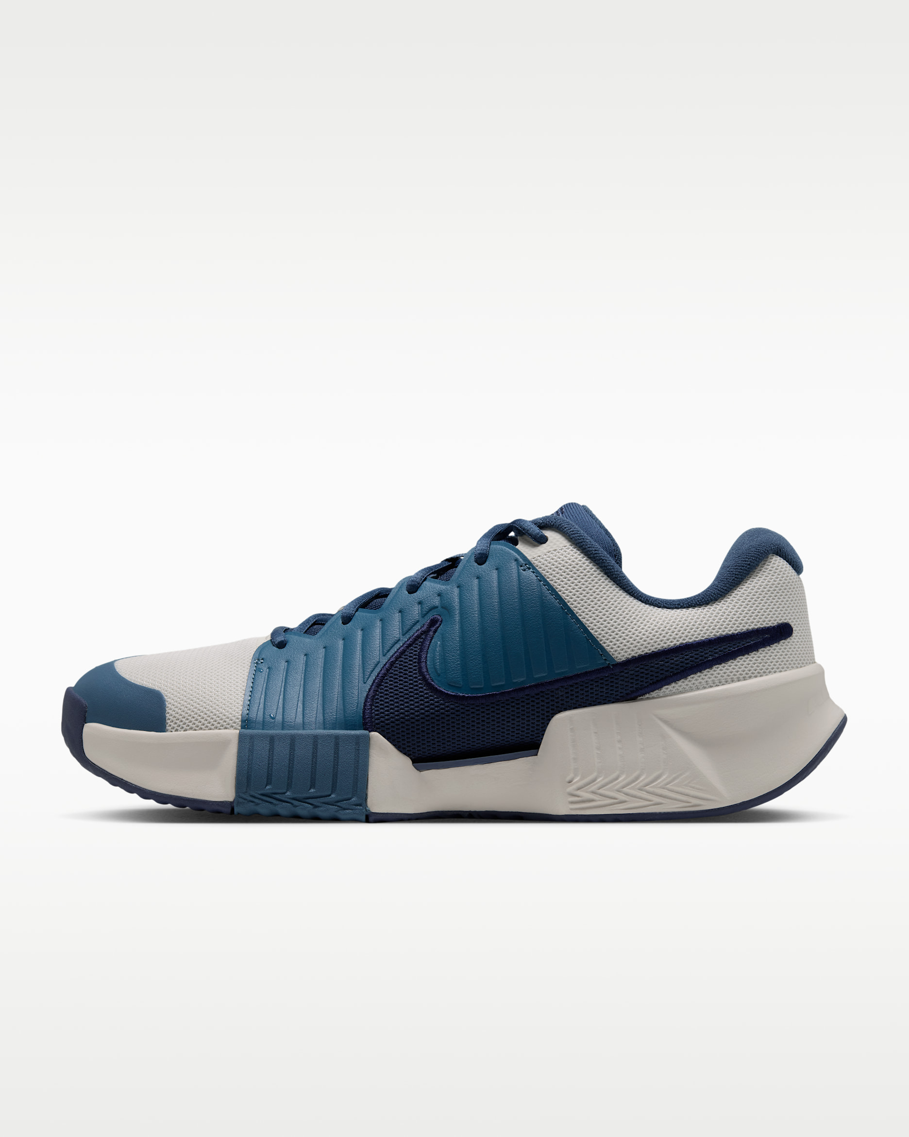รองเท้าเทนนิสคอร์ทดินผู้ชาย Nike Zoom GP Challenge Pro - Sail/Smokey Blue/Midnight Navy/New Slate