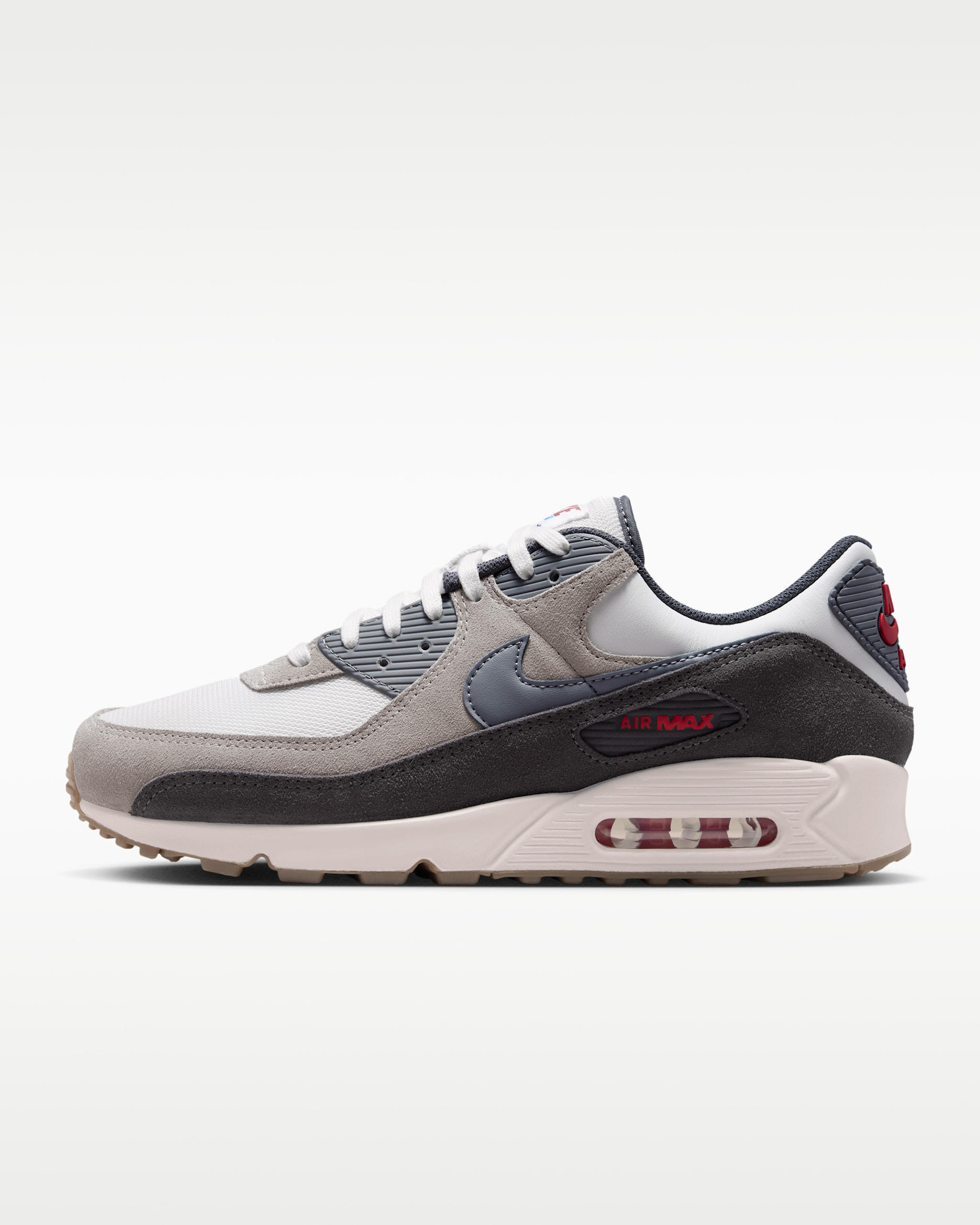 Nike Air Max 90 Premium Men's Shoes - Summit White/College Grey/Anthracite/Particle Grey