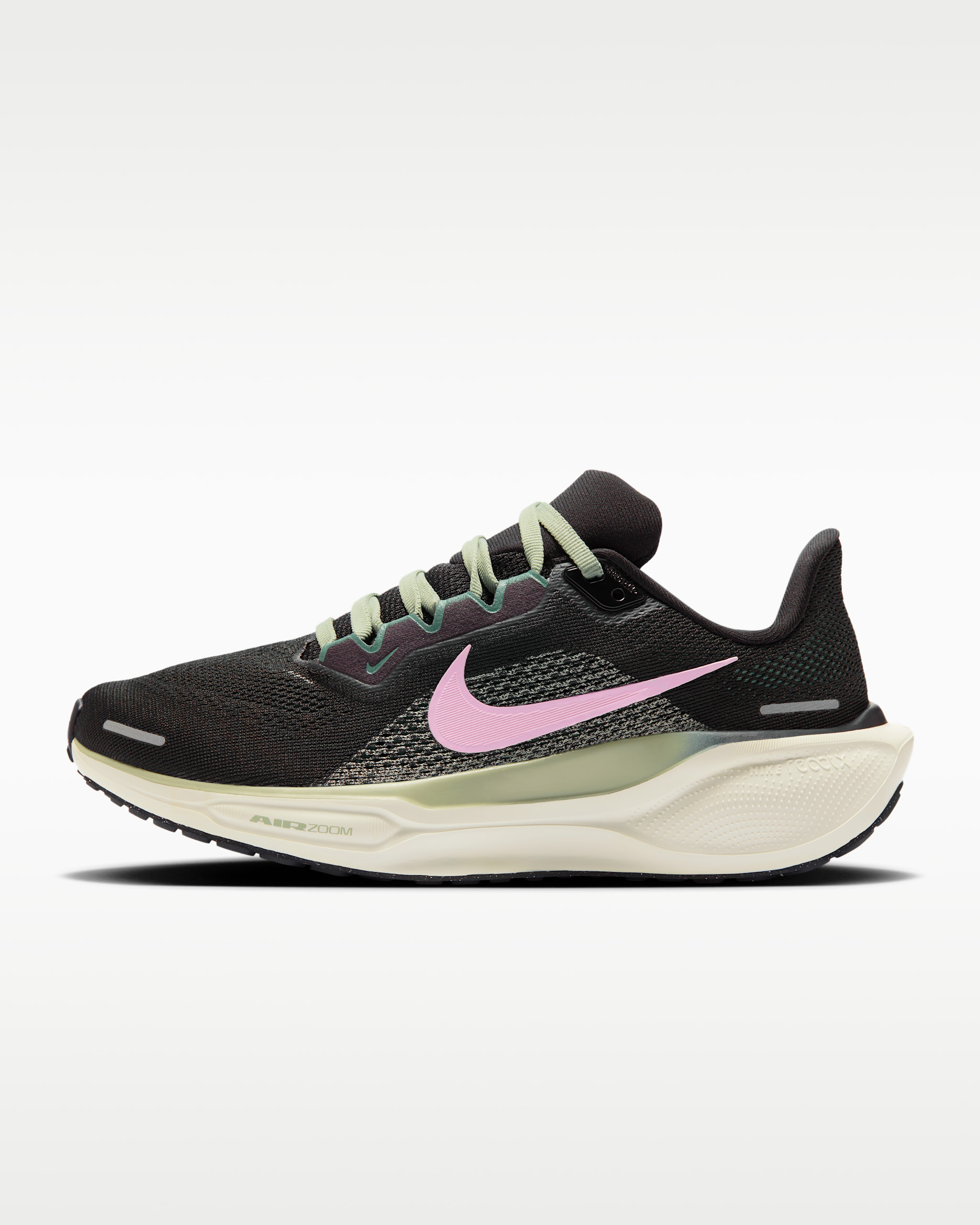 Nike Pegasus 41 Women's Road Running Shoes - Black/Jade Horizon/Bicoastal/Pink Foam