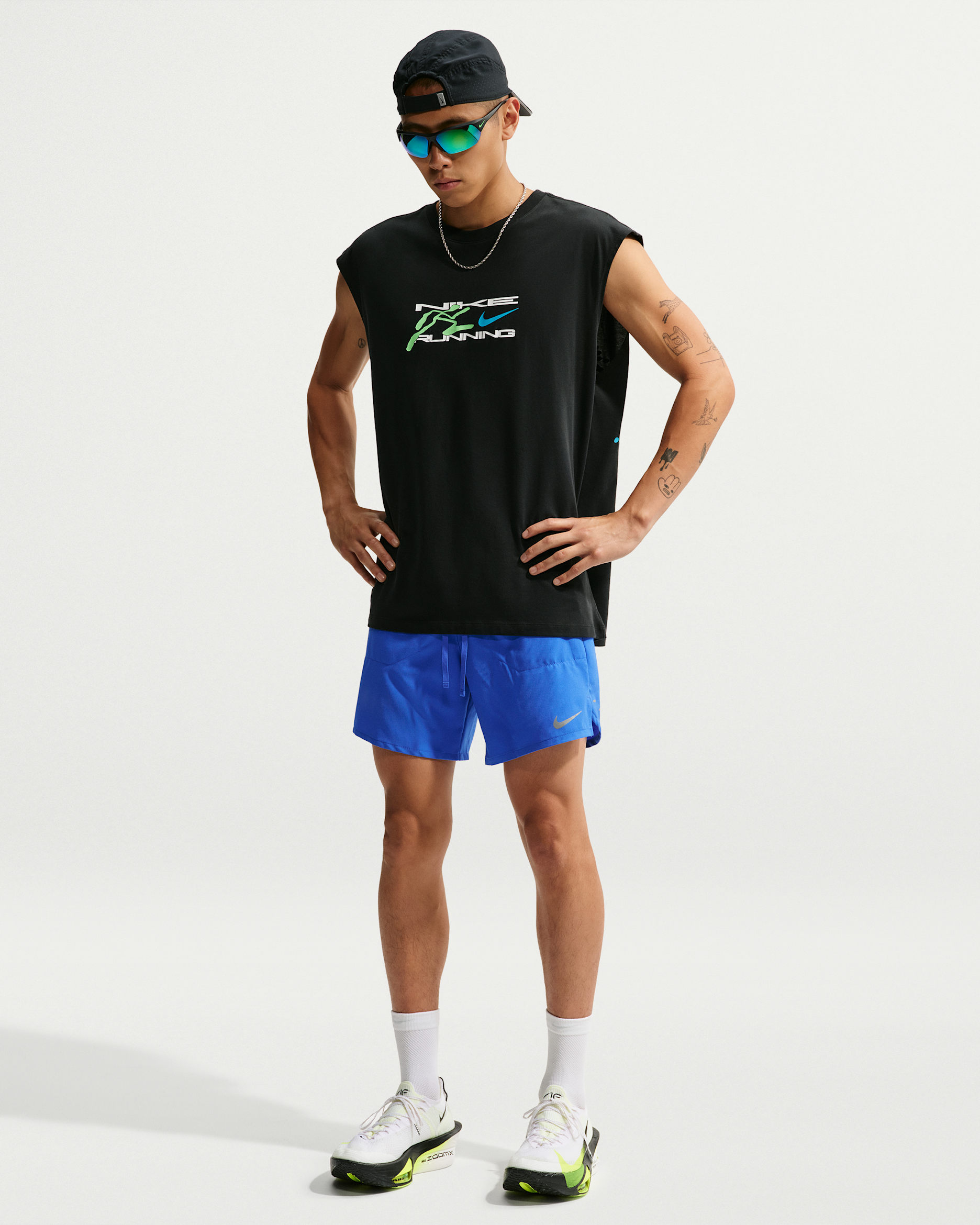 Nike Stride Men's Dri-FIT 18cm (approx.) Briefs-Lined Running Shorts - Hyper Royal