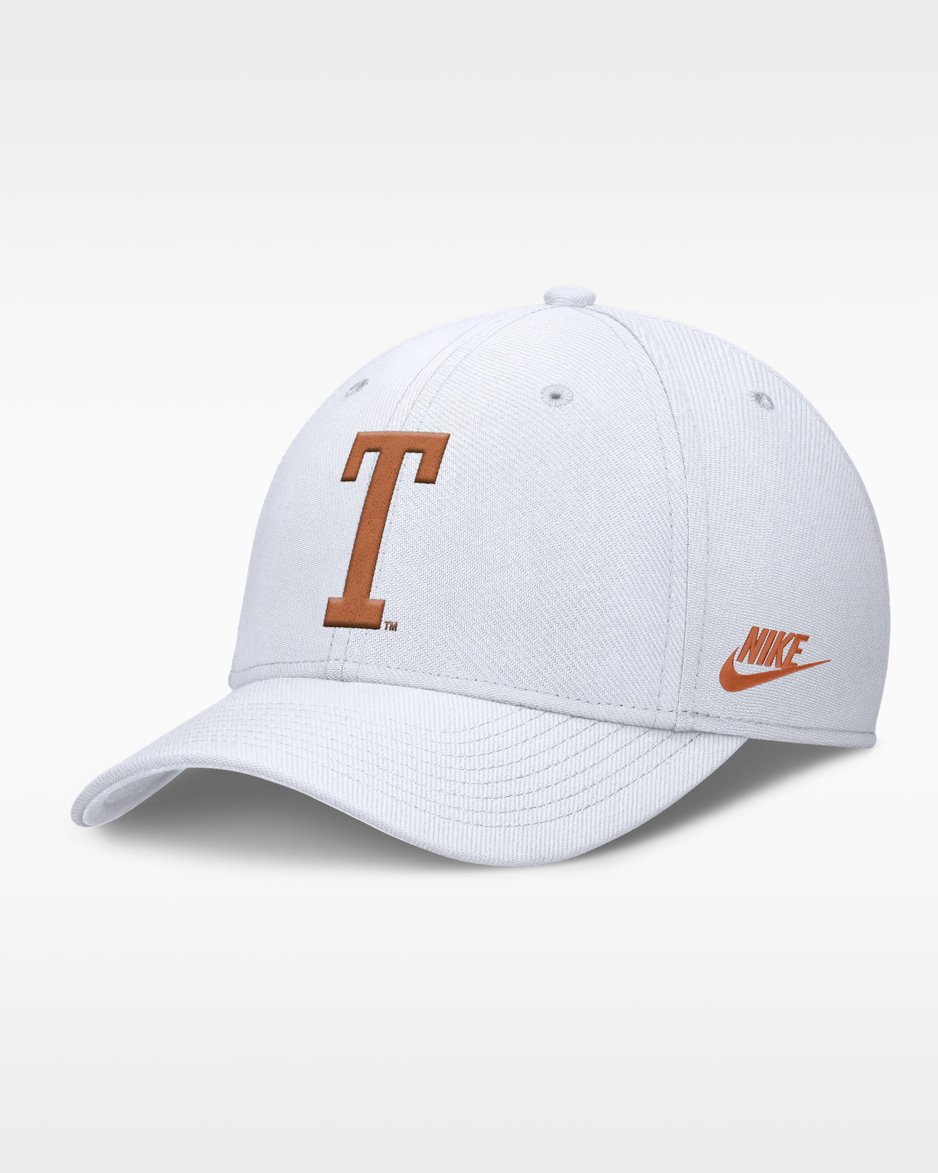 Texas Primetime Rise Academic Men's Nike Dri-FIT College Hat - White