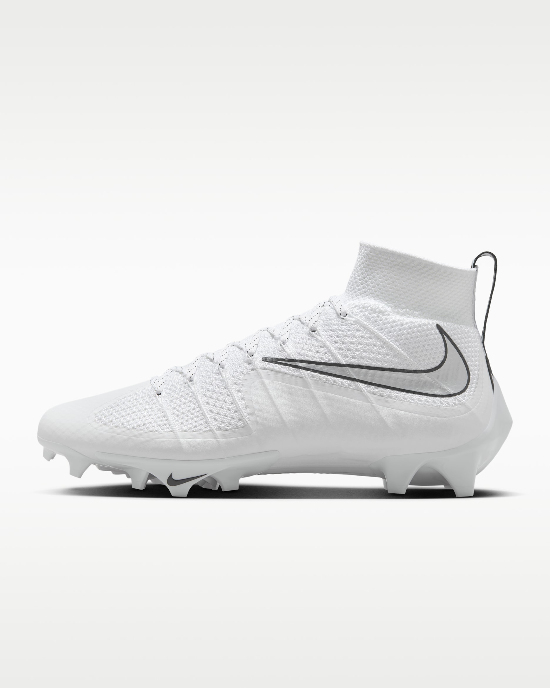 Tacos de fútbol americano para hombre Nike Vapor Edge 360 "Untouchable" - Blanco/Negro/Plata metalizado