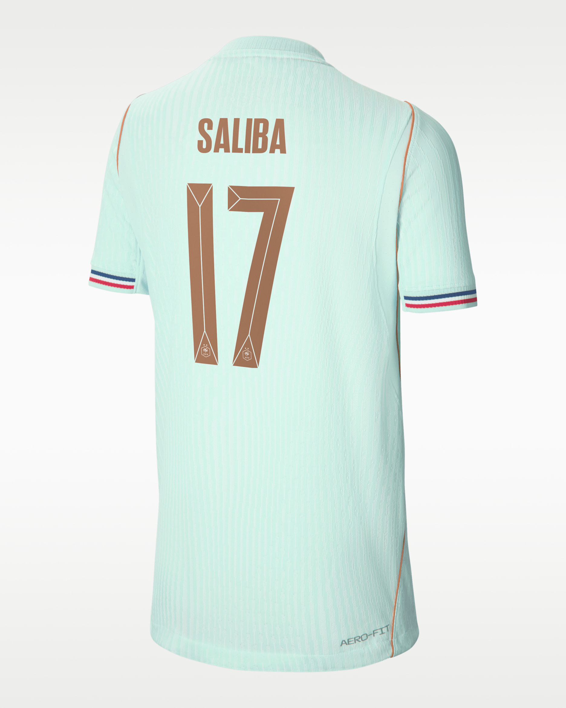 William Saliba France National Team 2026 Match Away Big Kids' Nike Dri-FIT ADV Soccer Jersey - Green