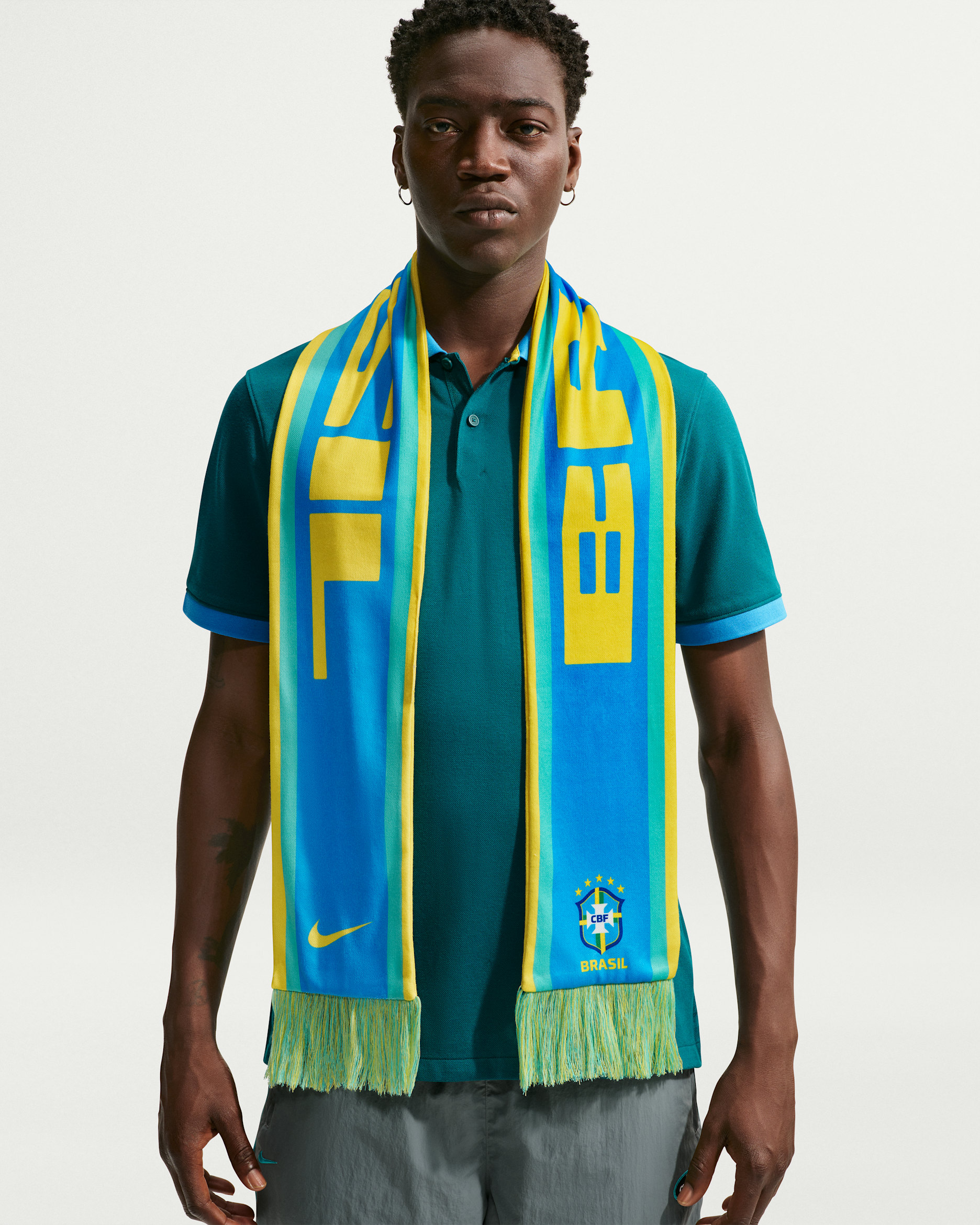 Bufanda de futbol Nike Local Verbiage Brazil - Multicolor