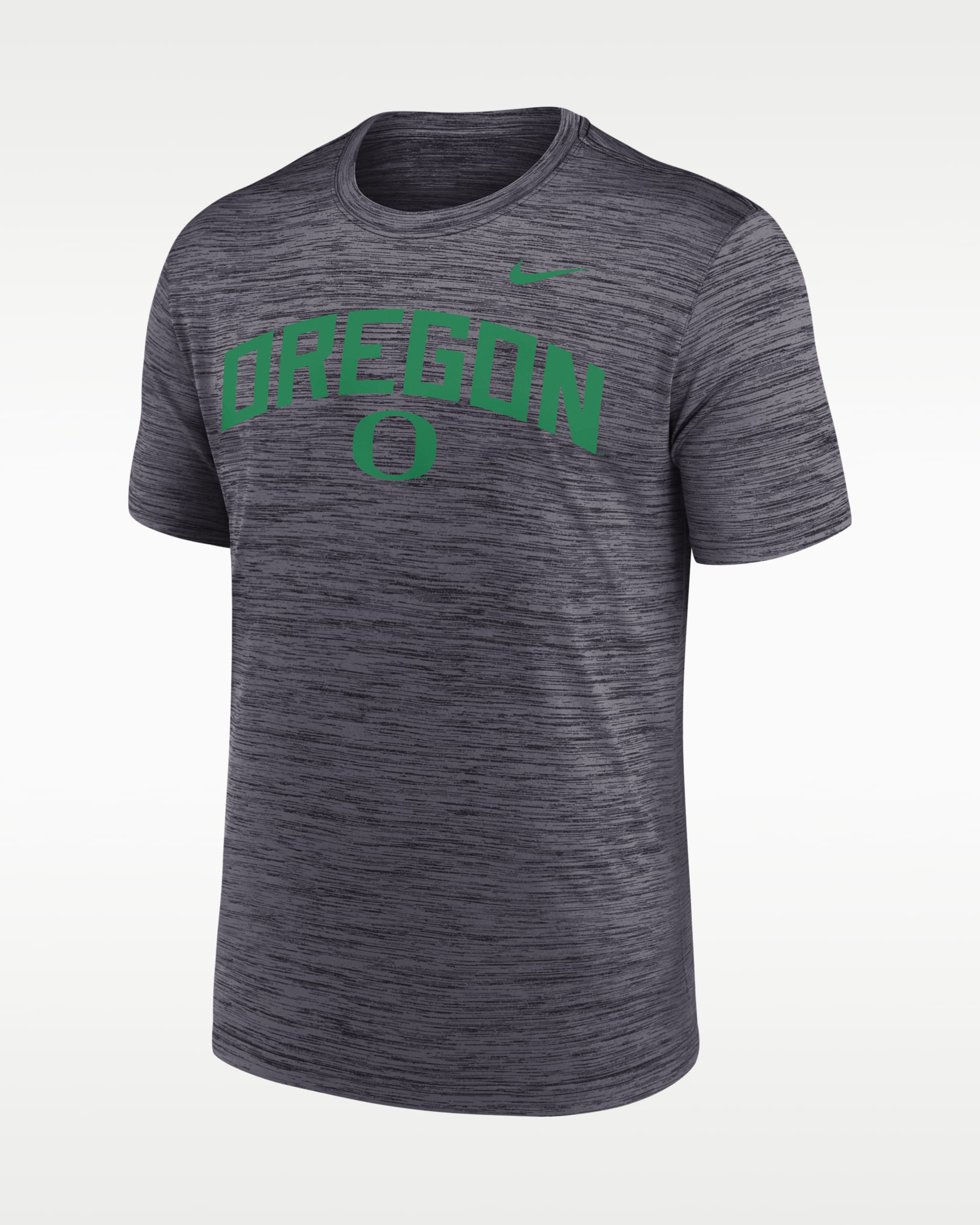 Playera universitaria Nike Dri-FIT para hombre Oregon Primetime Arch Logo Velocity - Negro