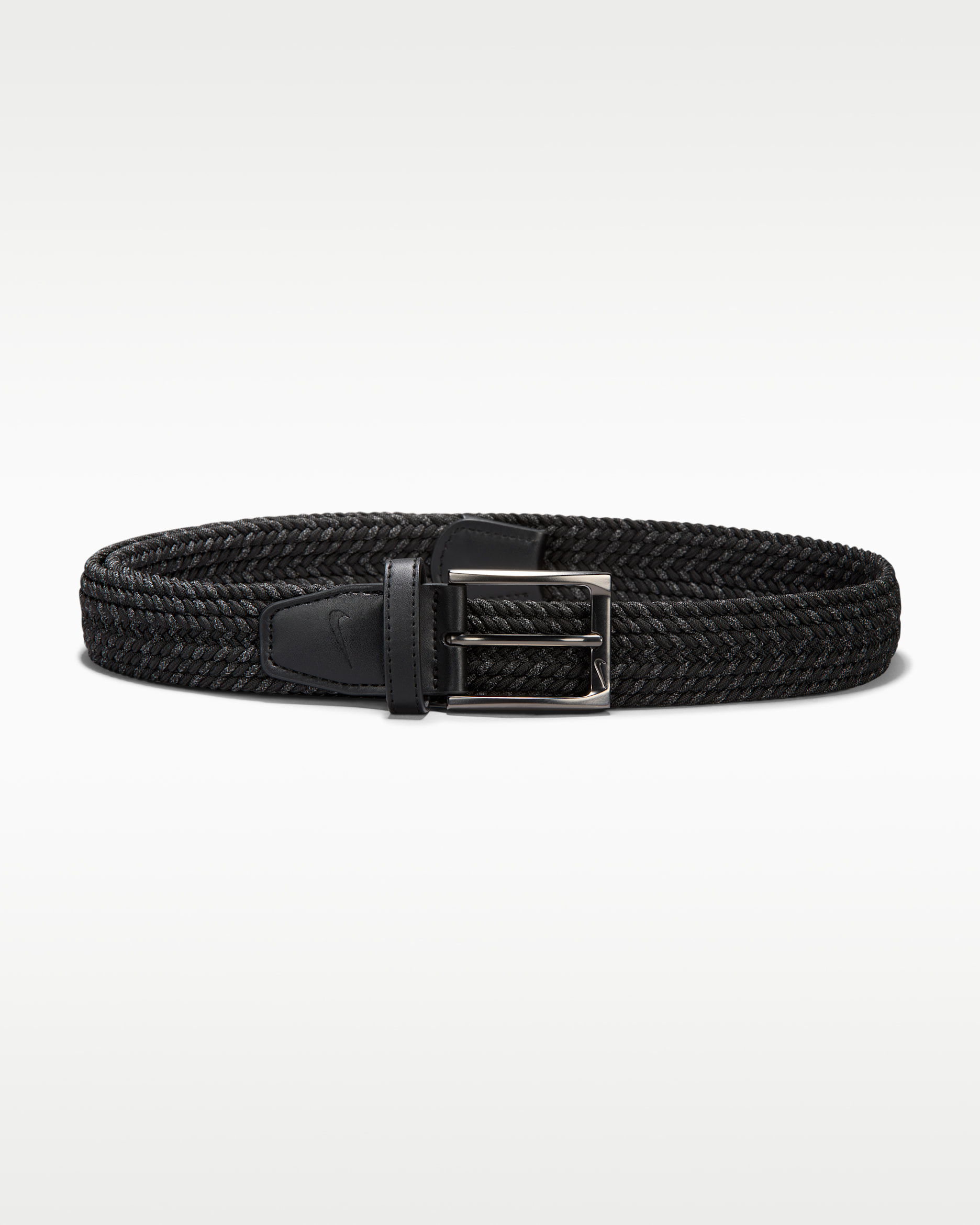 Cinturón de tejido Woven elástico para mujer Nike - Negro