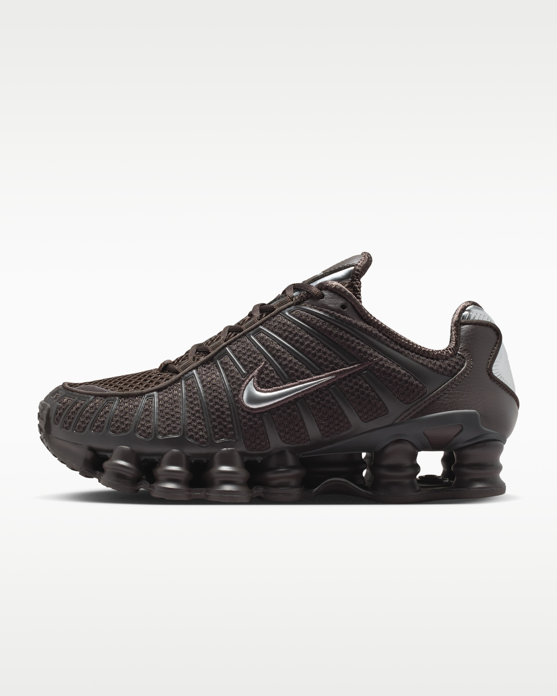 Nike Shox TL Women's Shoes - Velvet Brown/Metallic Silver
