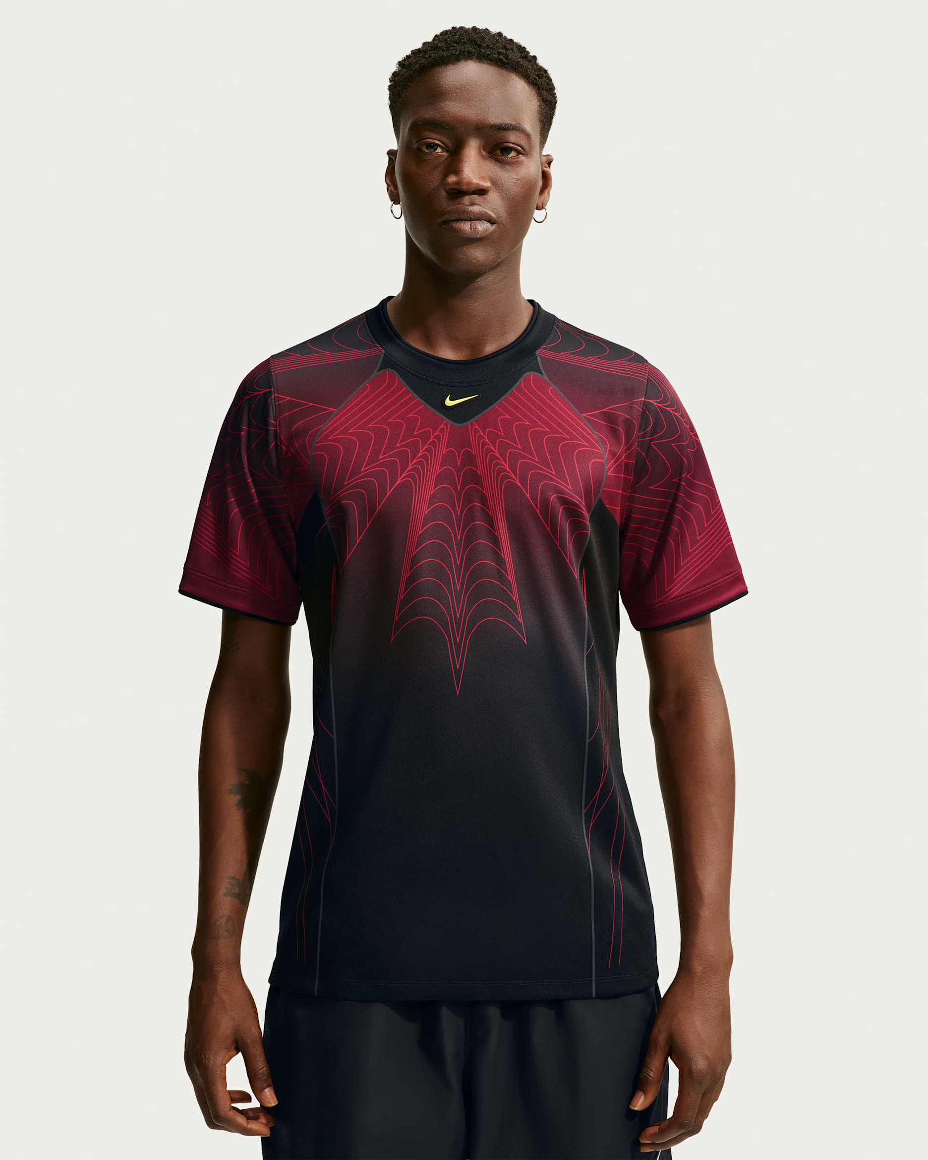 Canada x NOCTA Men's Short-Sleeve Top - Black/University Red/Sonic Yellow