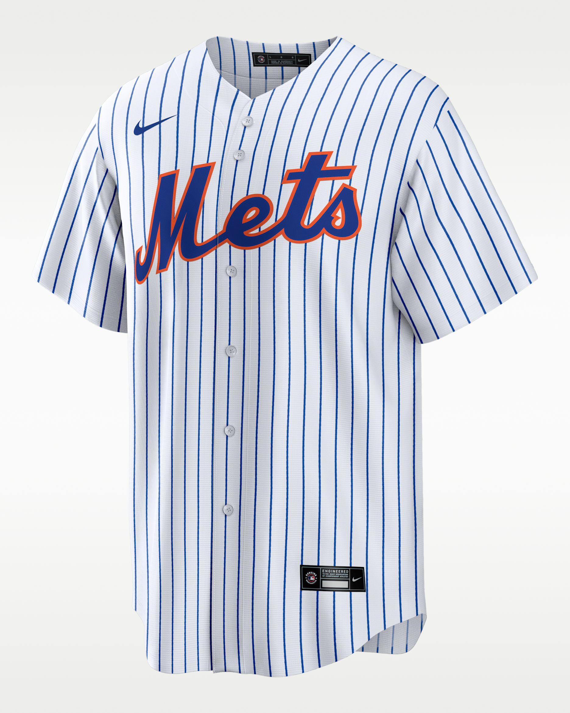 Jersey de béisbol Replica para hombre MLB New York Mets (Francisco Lindor) - Blanco
